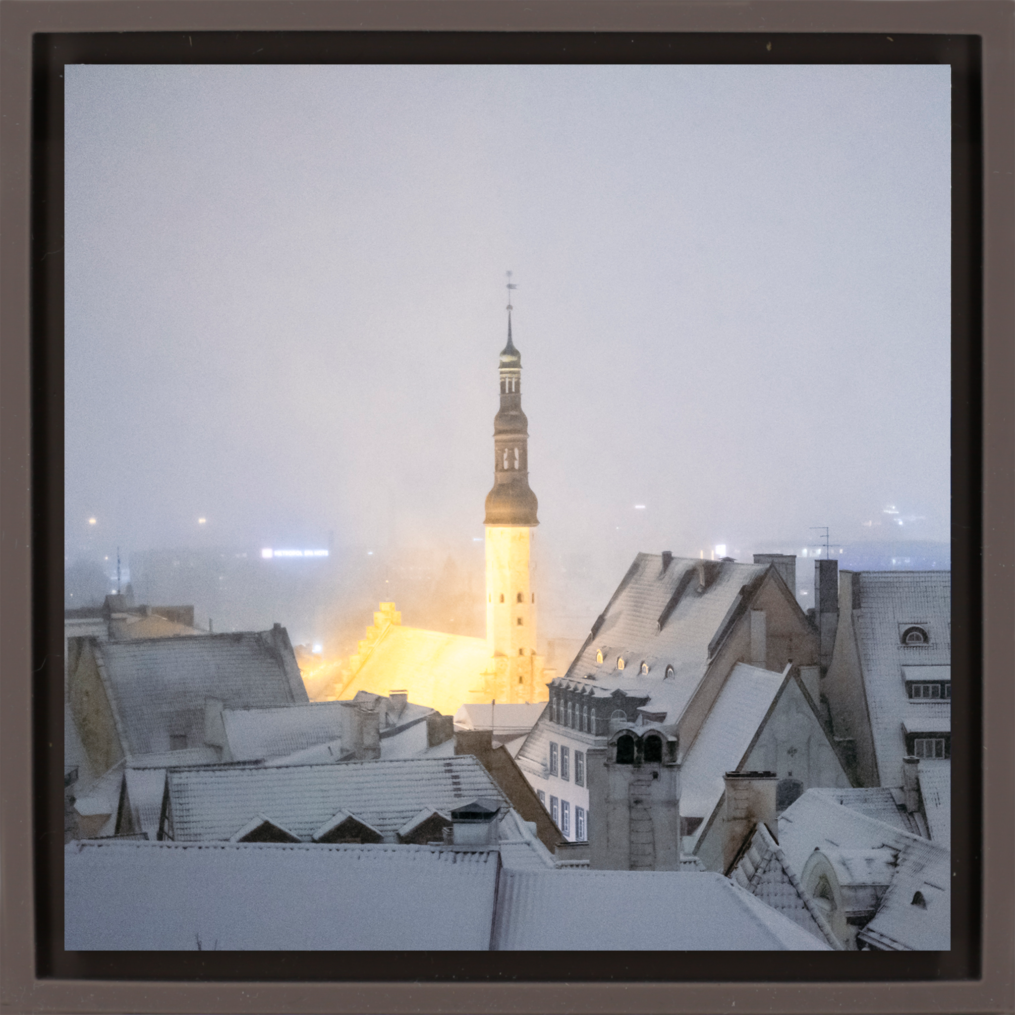 Tallinn Old Town Winter- Brown Wrapp