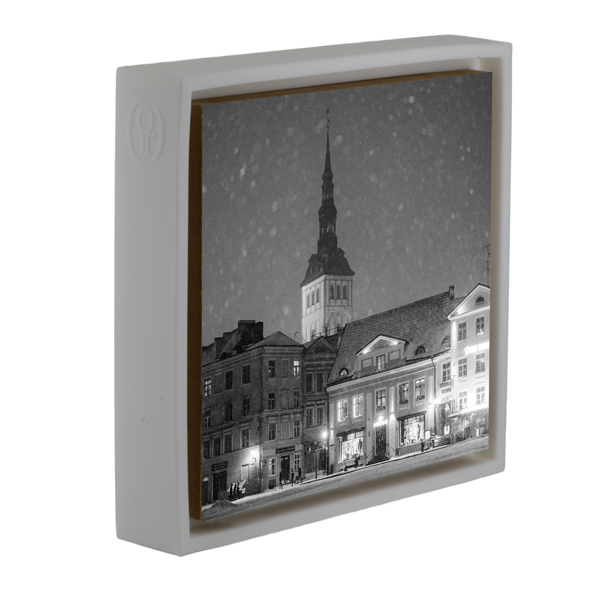 Tallinn Snowy Evening- White Wrapp