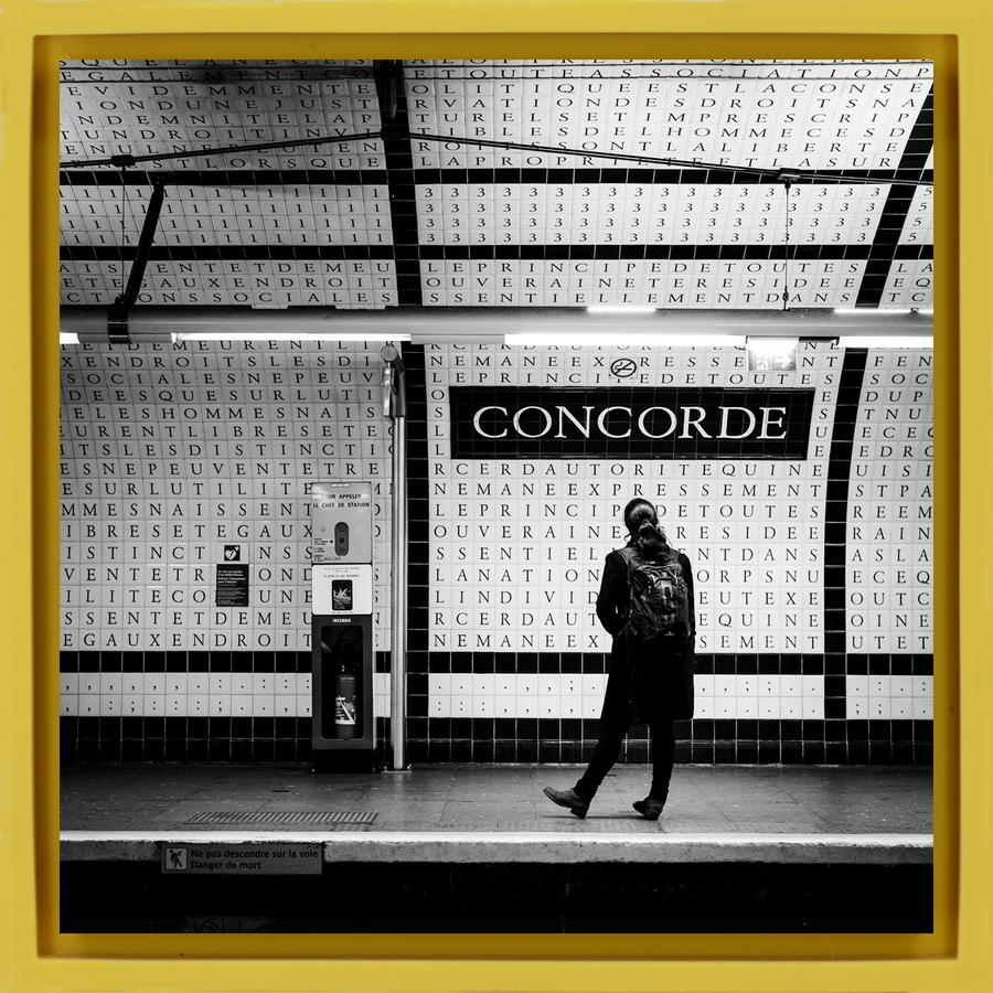 Paris Metro - Yellow Wrapp