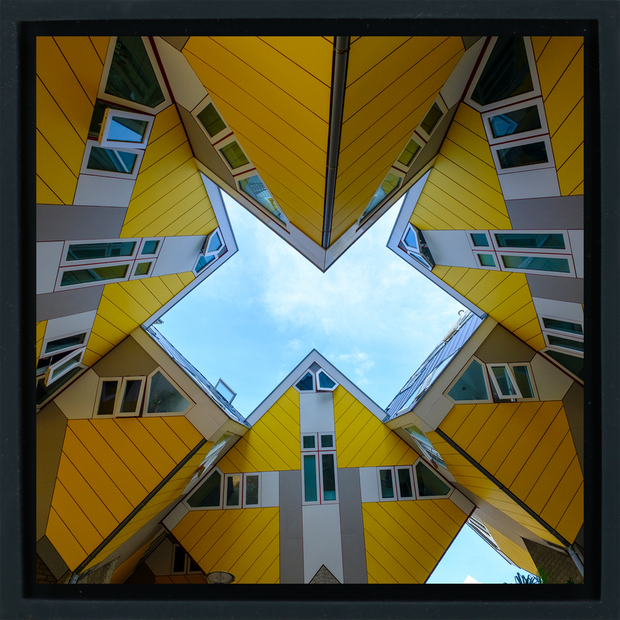 Cube Houses - Black Wrapp