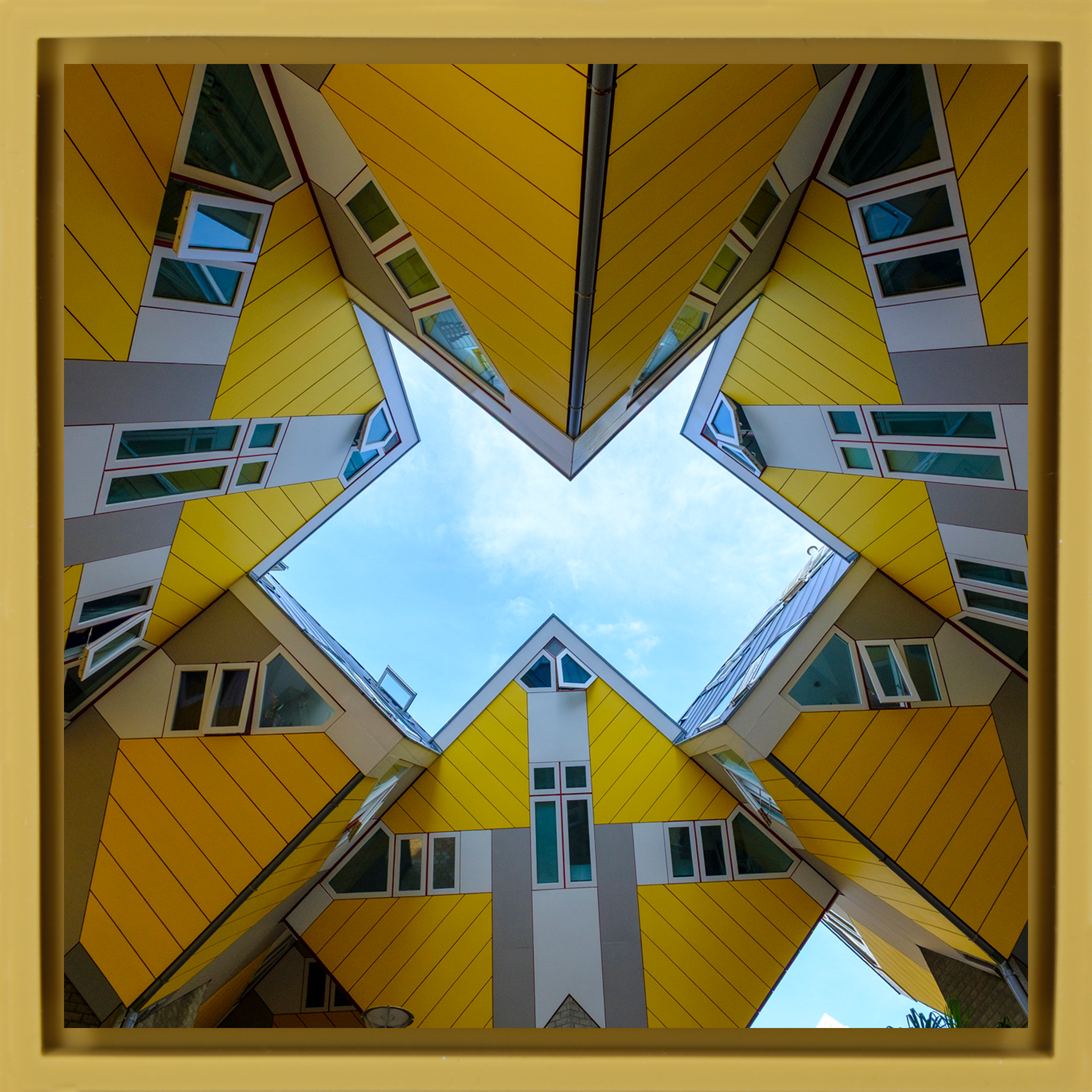 Cube Houses- Ochre Wrapp