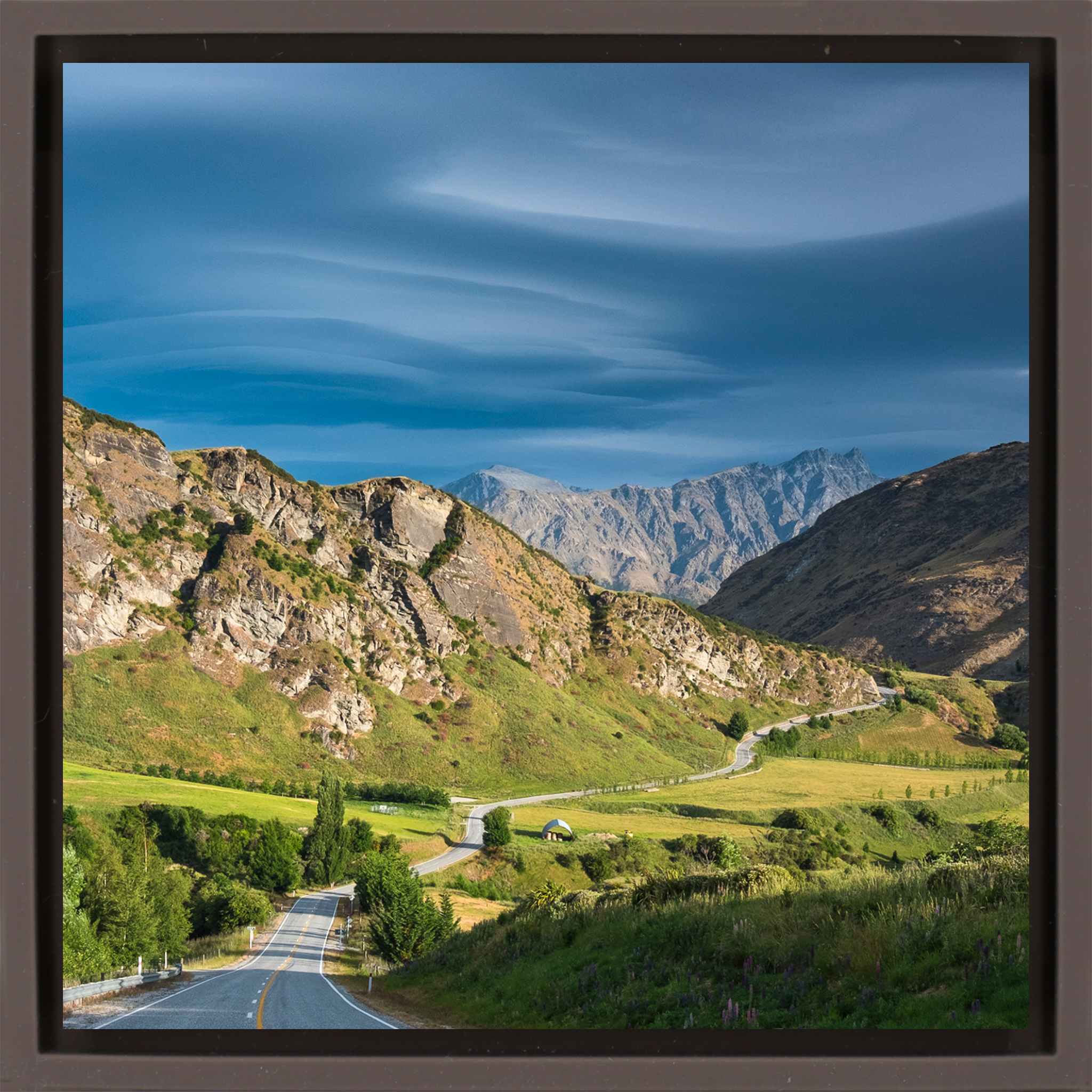 South Island Lenticular Clouds- Brown Wrapp