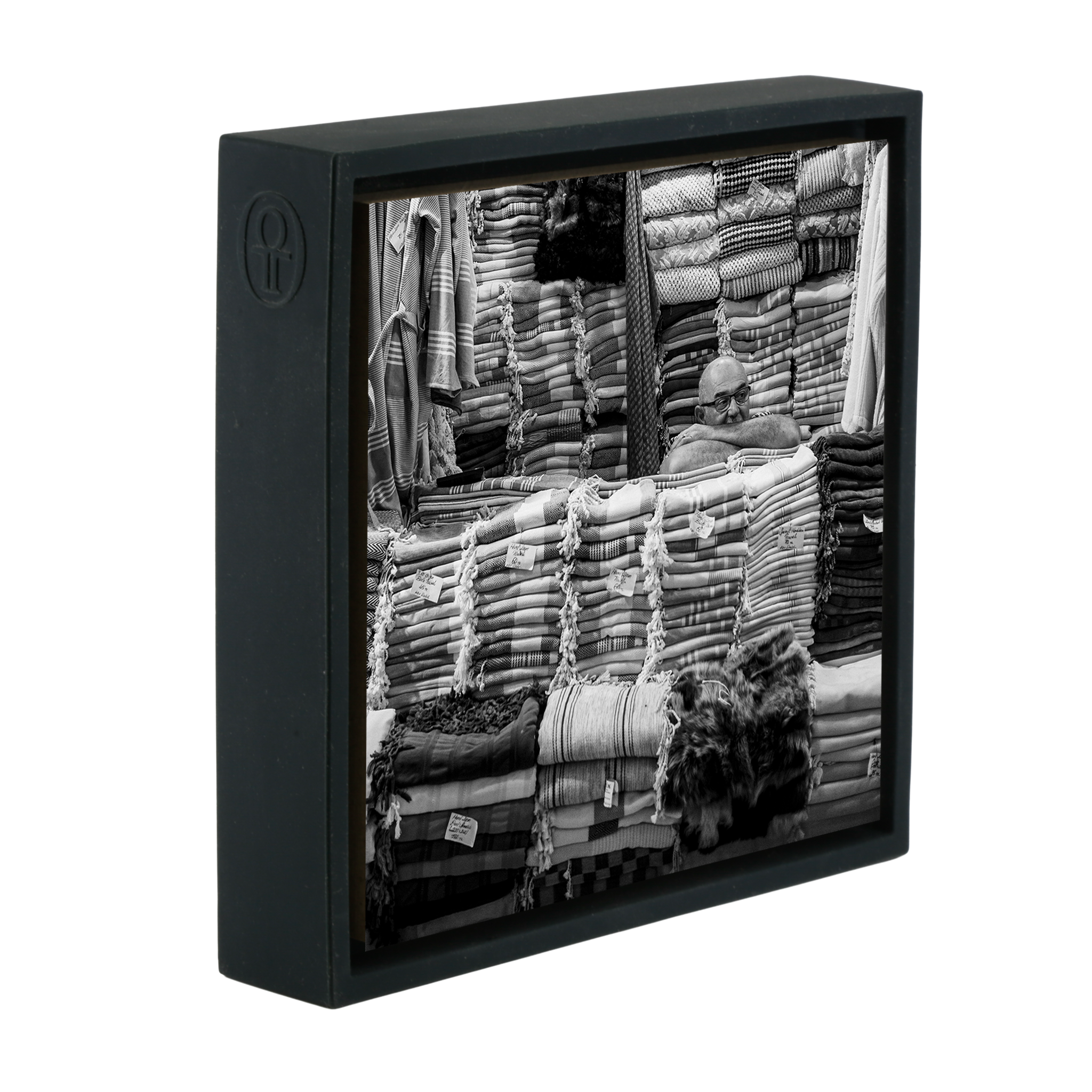 Quiet Day at the Market- Black Wrapp