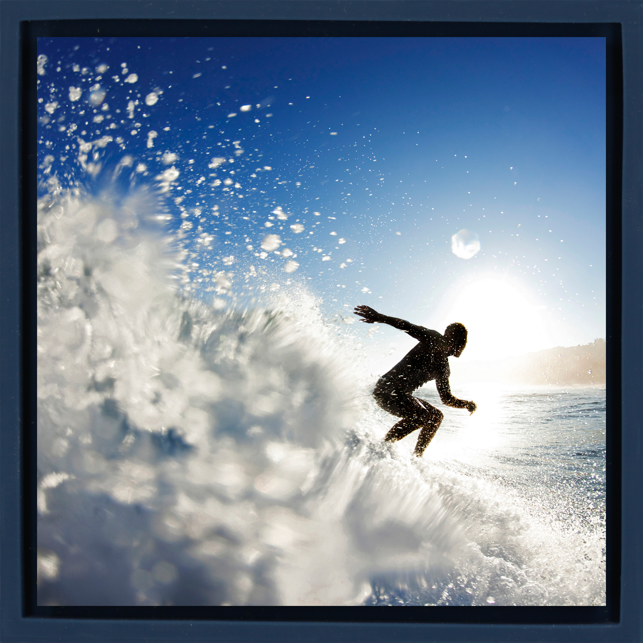 Towards the Light- Dark Blue Wrapp