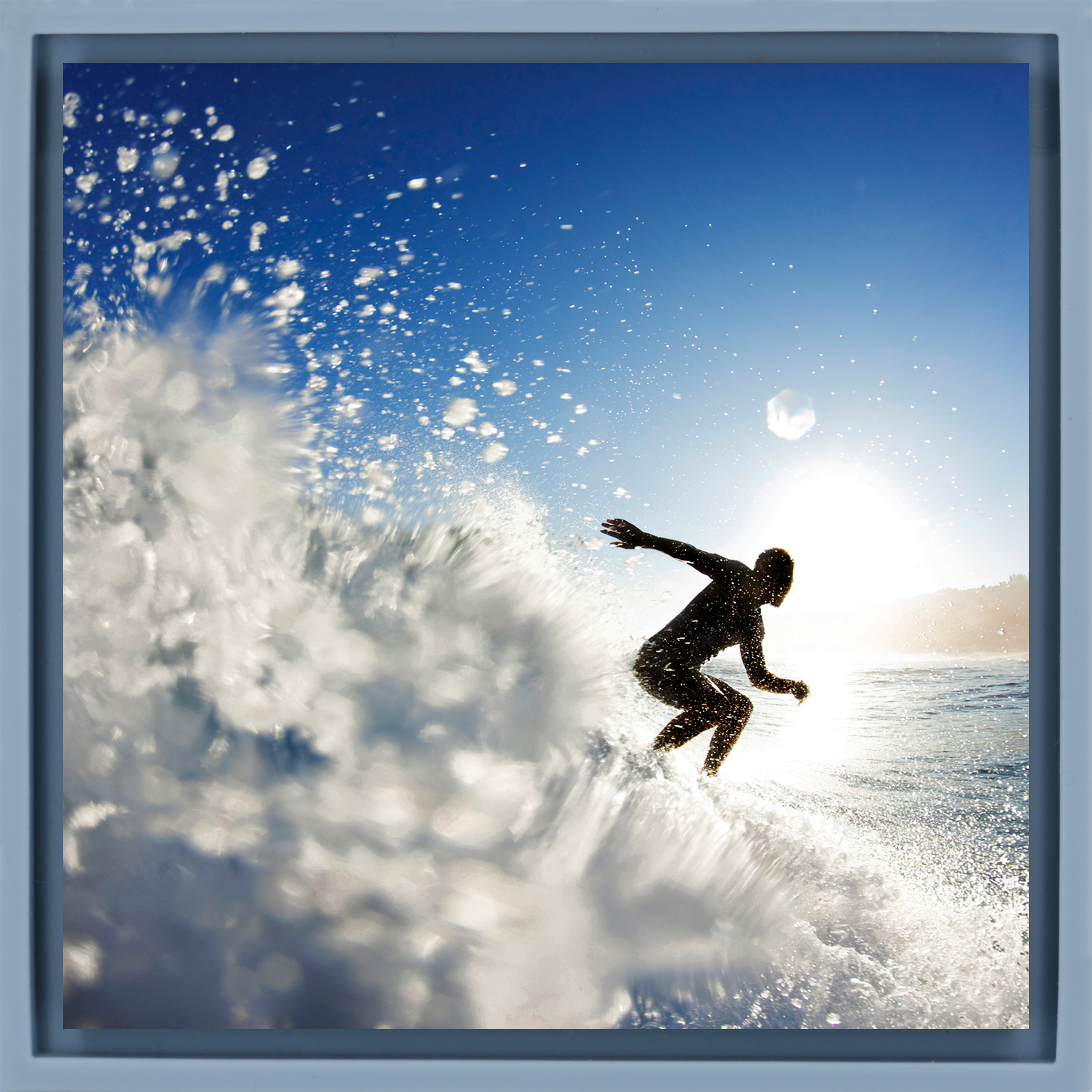 Towards the Light- Light Blue Wrapp