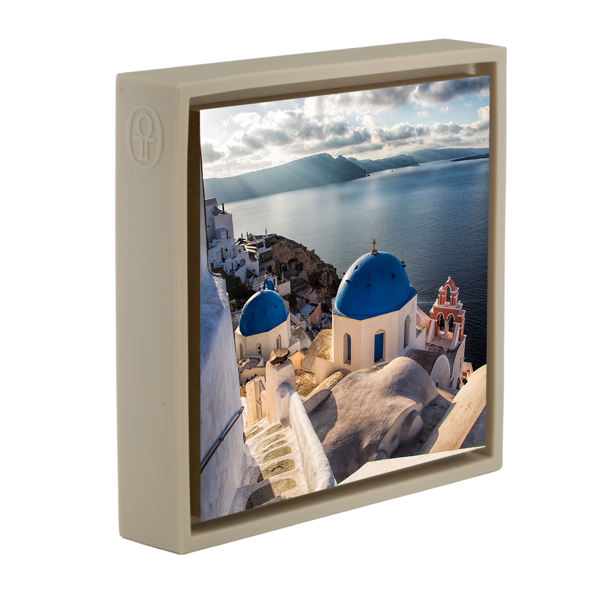 Églises bleues de Santorin - Enveloppe de sable