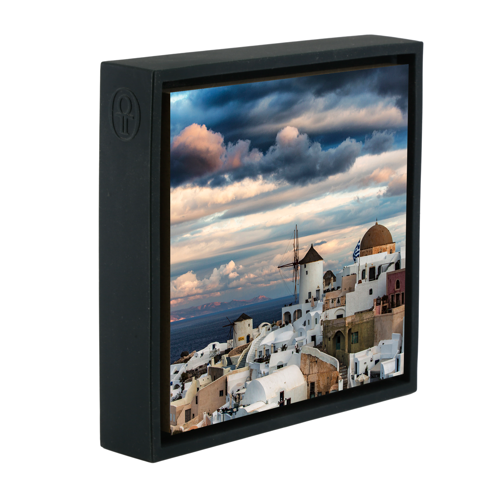 Sunset At Oia - Black Wrapp