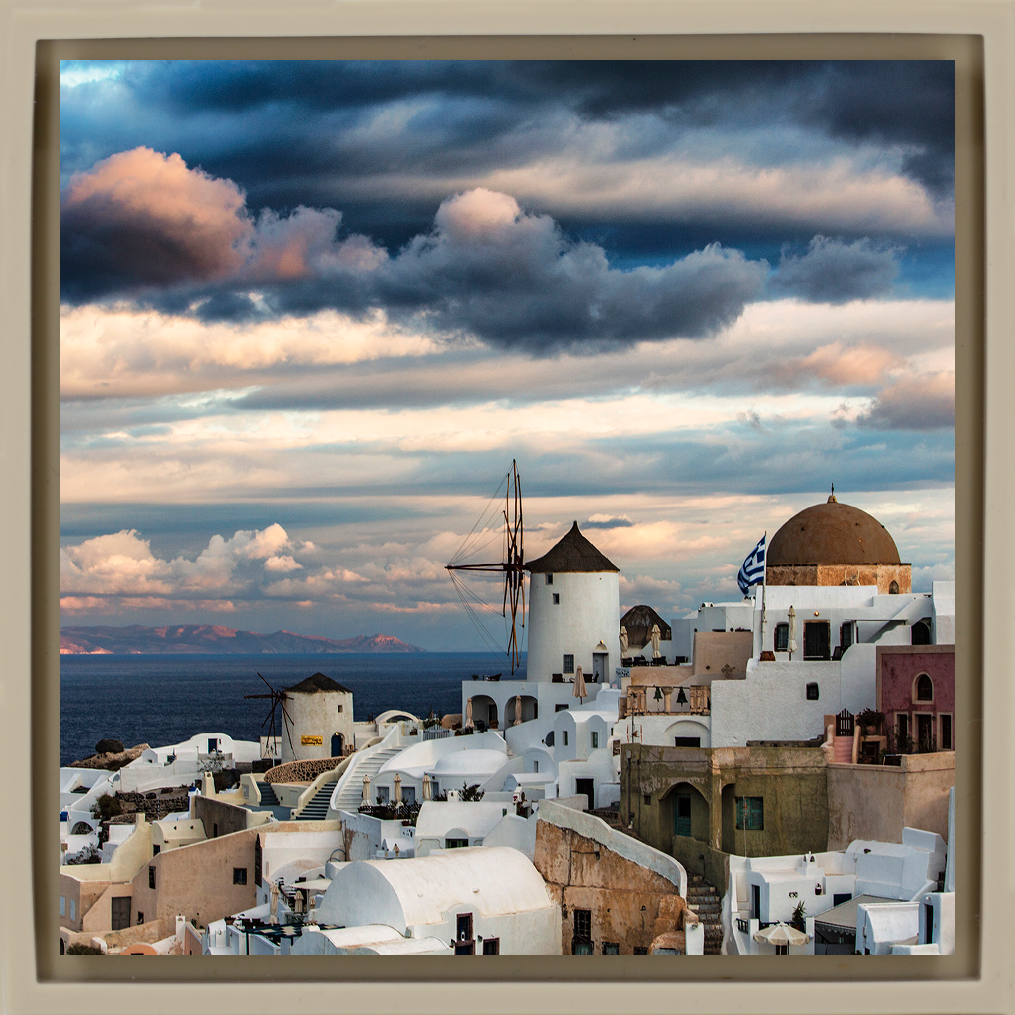 Sunset At Oia - Sand Wrapp