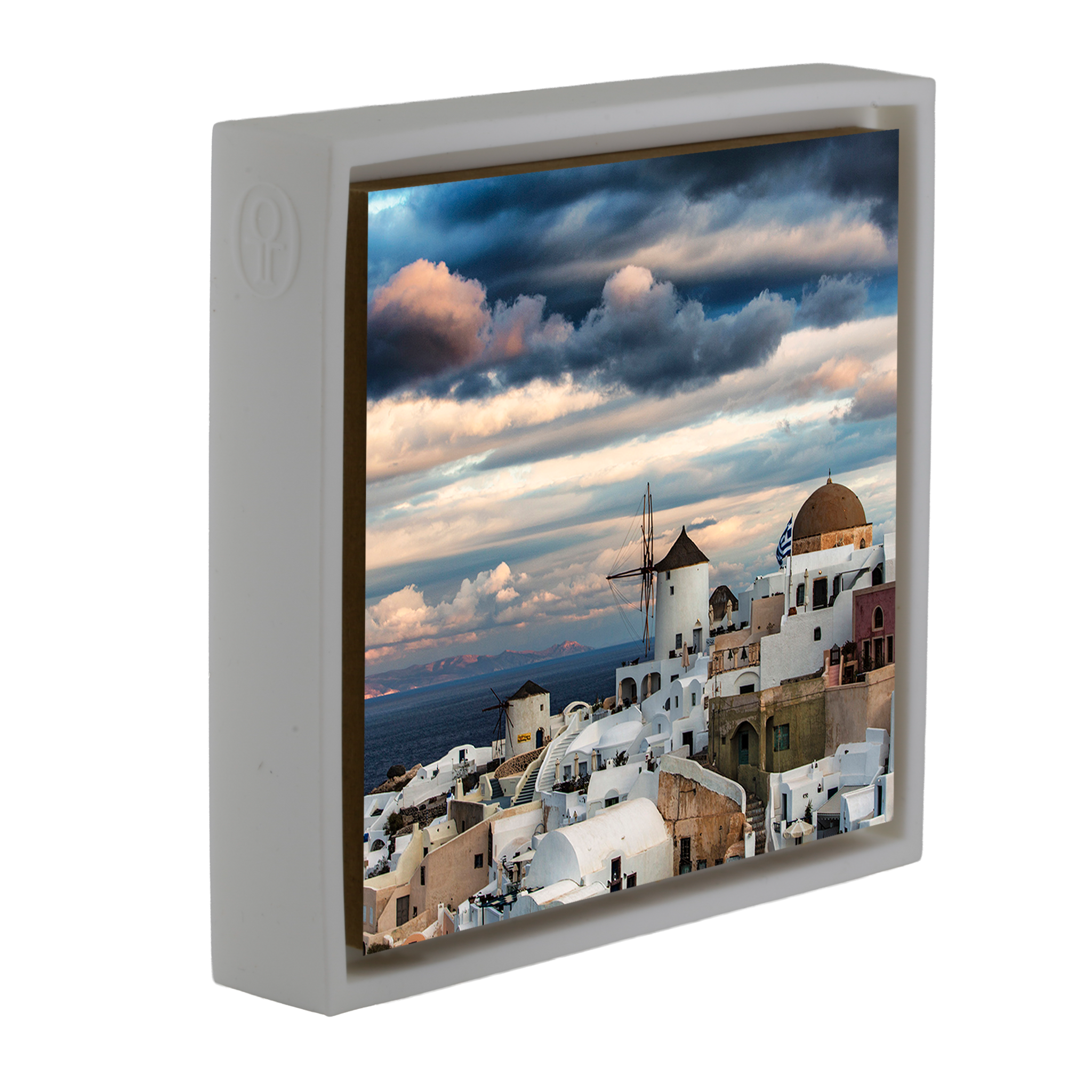 Sunset At Oia - White Wrapp