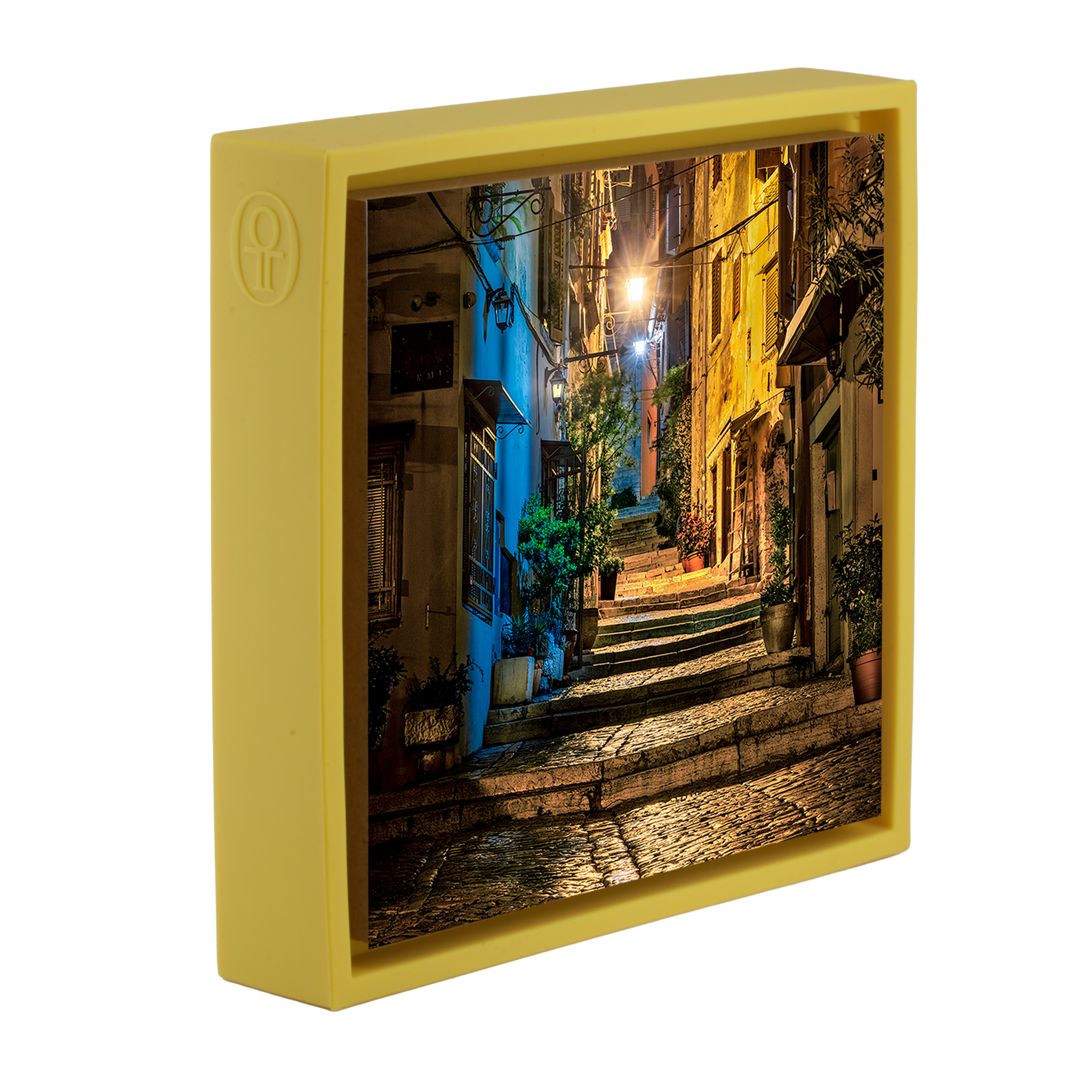 Rovinjer Gassen in Kroatien – Gelbe Verpackung