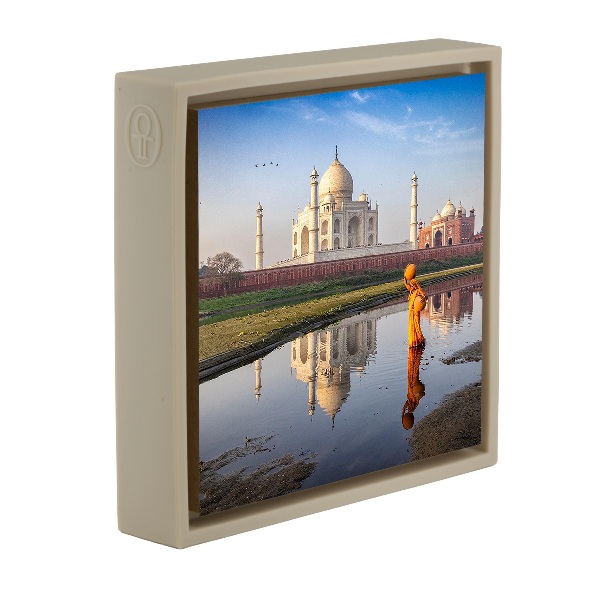 Walking Behind The Taj Mahal - Zandkleurige Wrapp