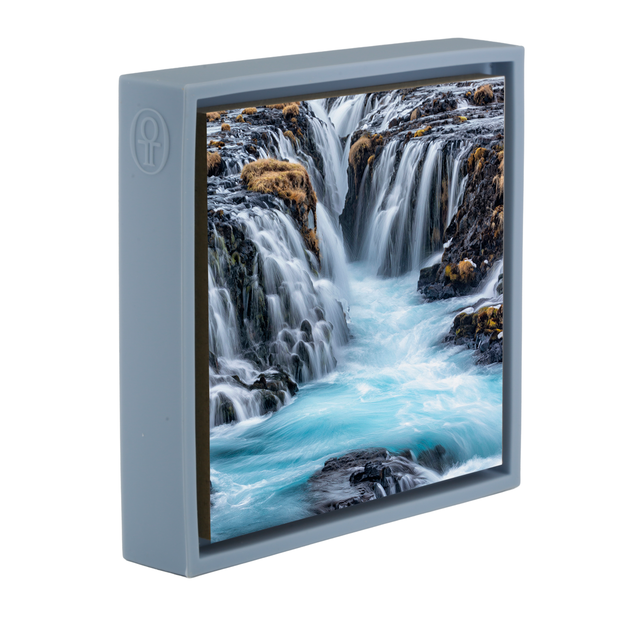 Bruarfoss Waterfall - Light Blue Wrapp