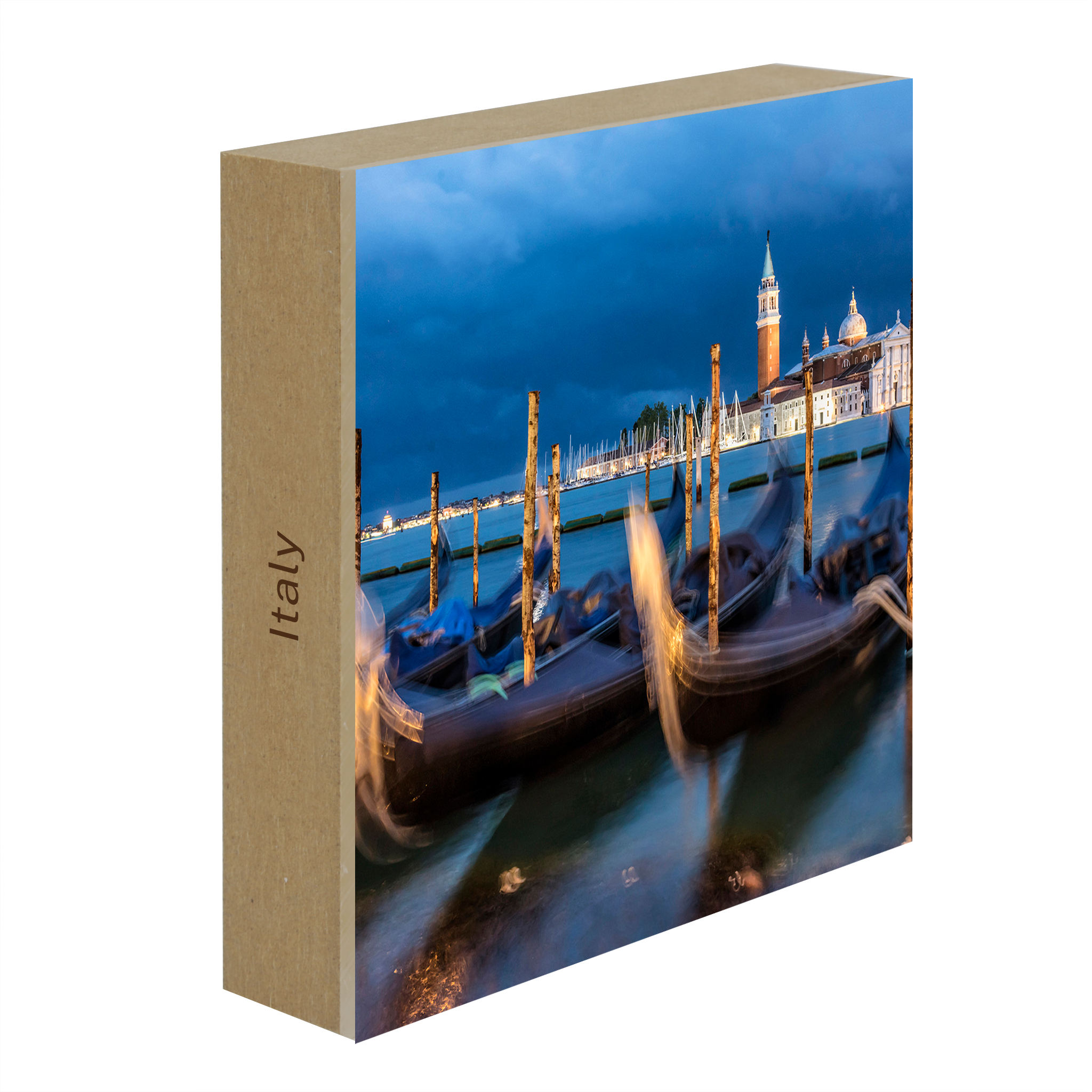 Gondolas After Dark- Collection: Italy