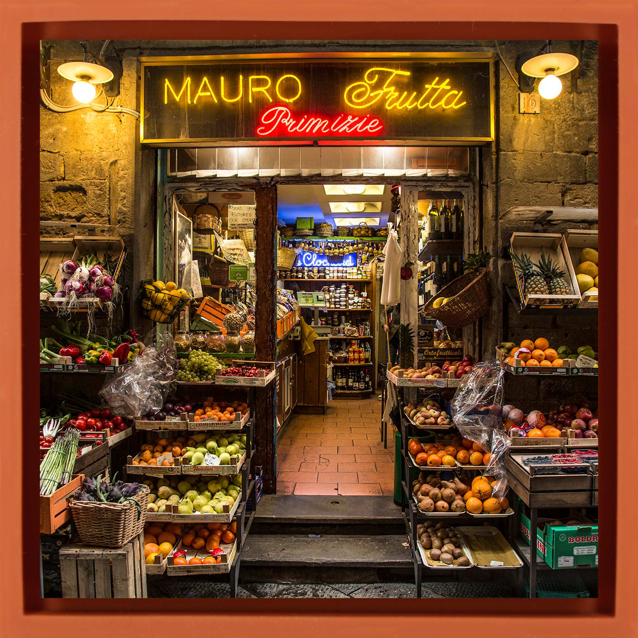 Mauro Frutta in FLorence - Oranje Wrapp