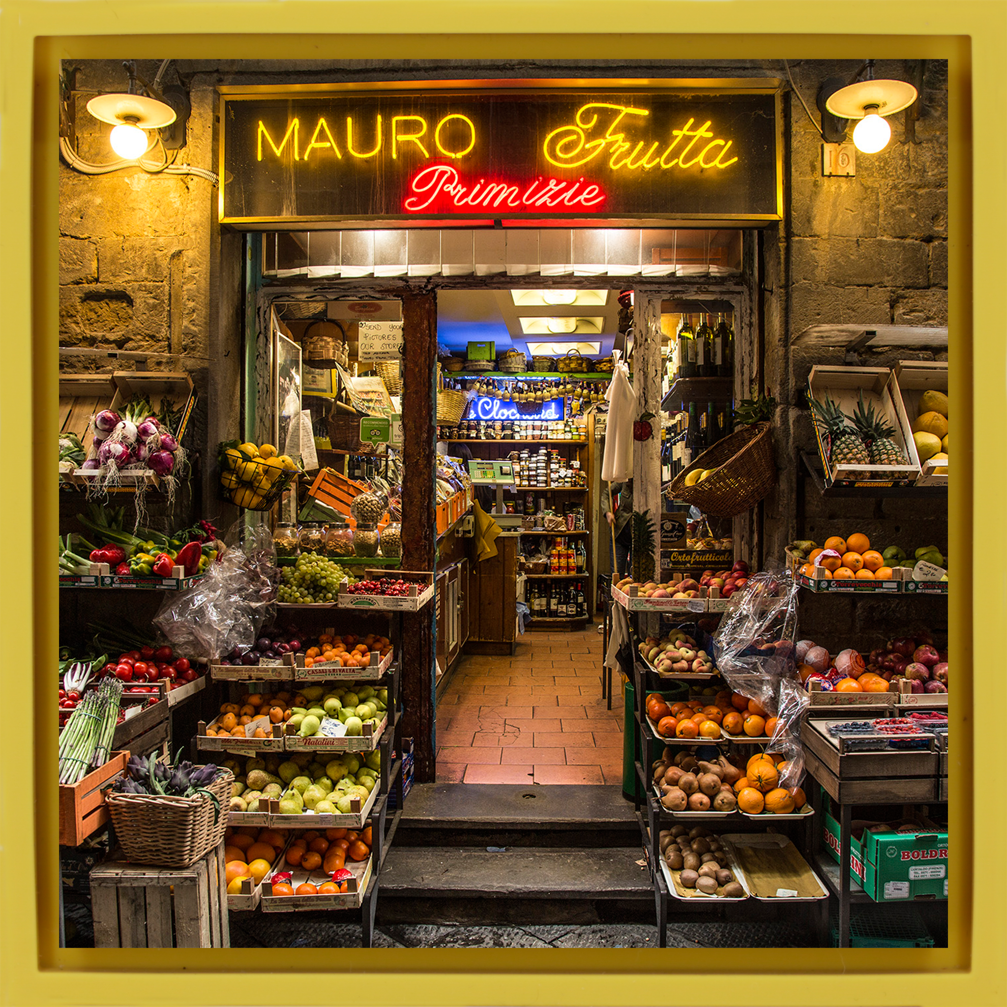 Mauro Frutta in FLorence - Gele Wrapp