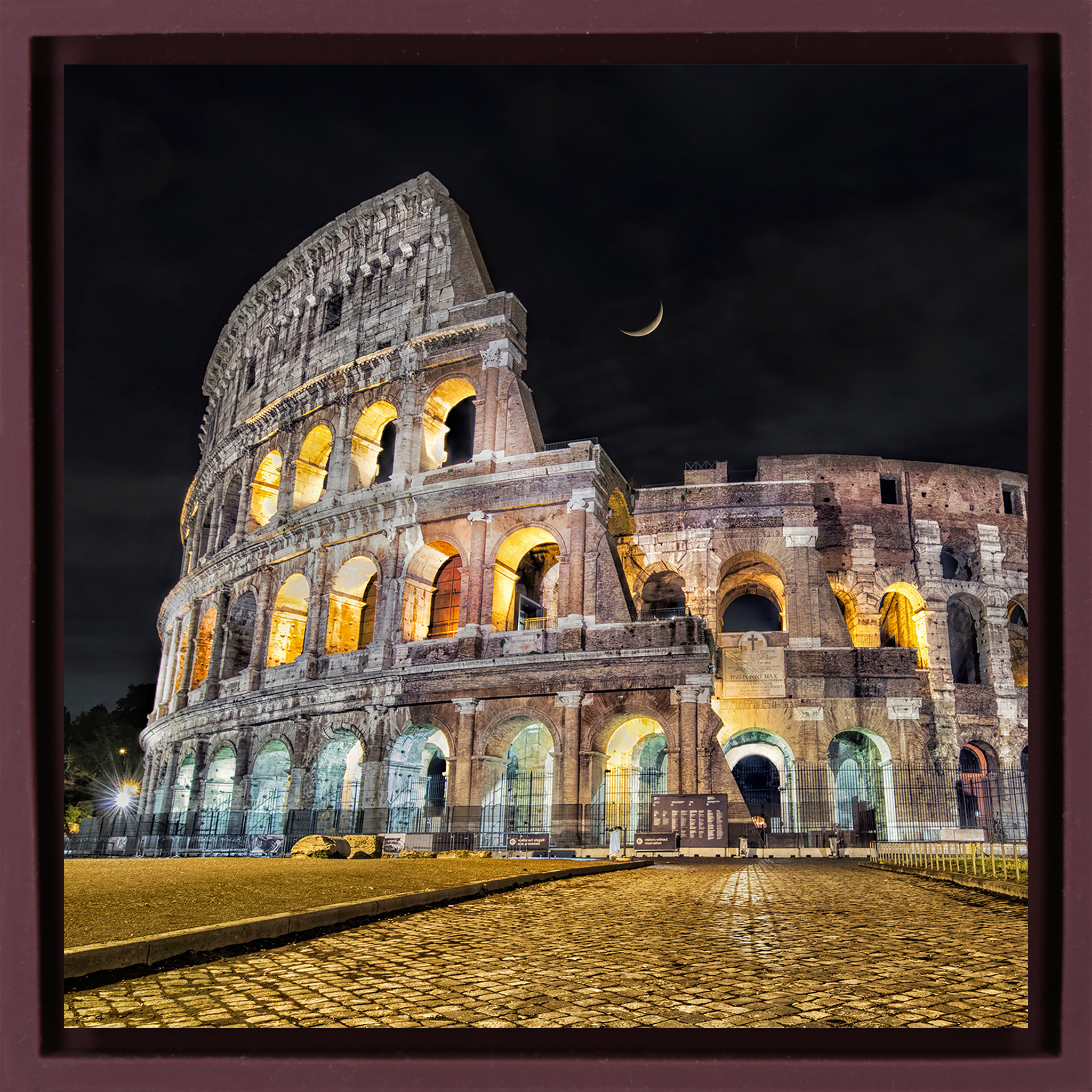 The Coliseum After Dark- Purple Wrapp