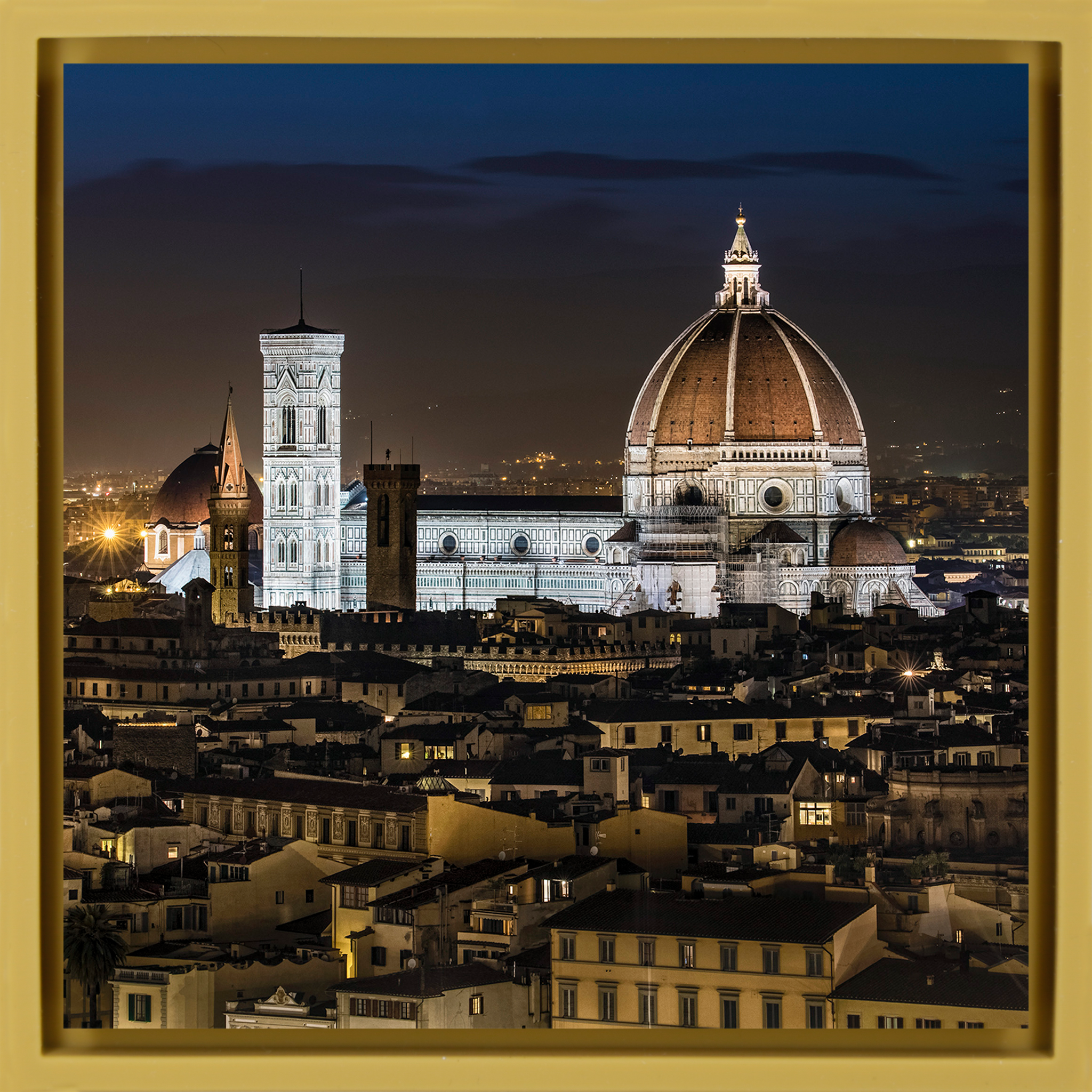 The Duomo After Dark - Ochre Wrapp