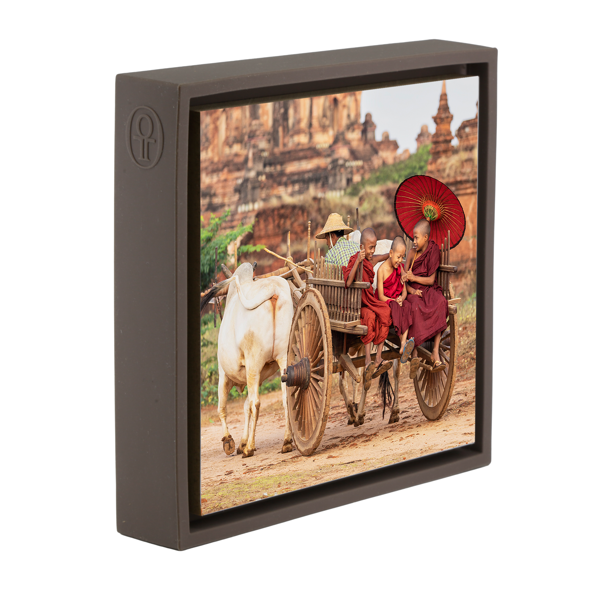 Monks in Bagan - Bruine Wrapp