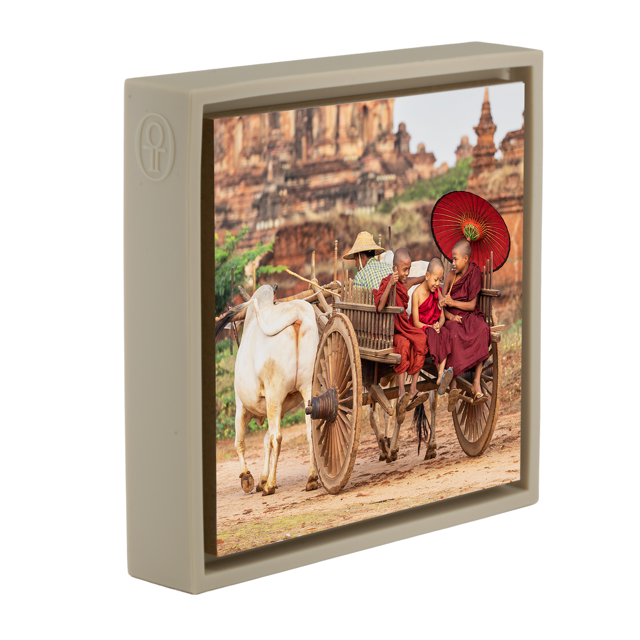 Monks in Bagan - Zandkleurige Wrapp