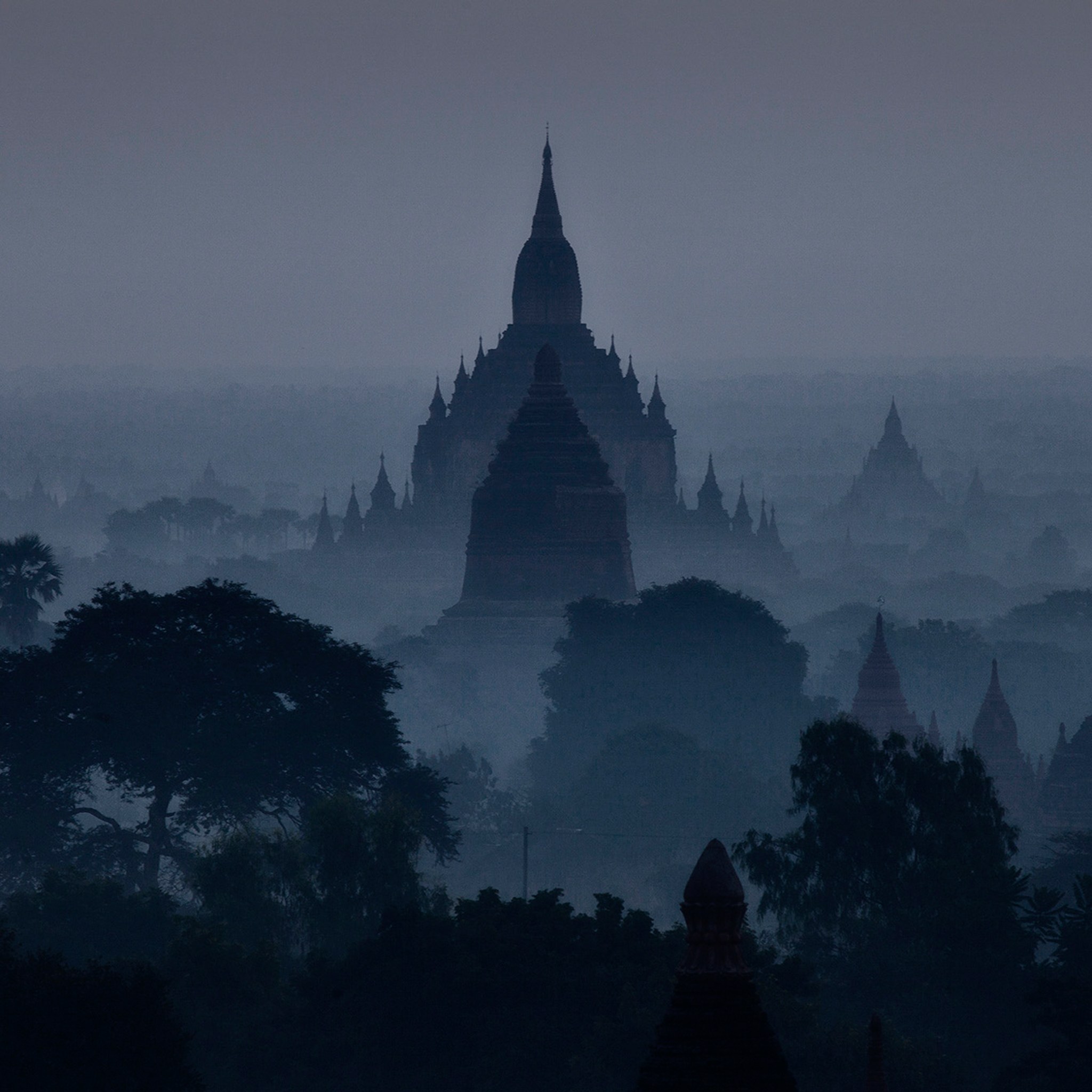 The Temples of Bagan Burma at Sunrise- Collection: Myanmar