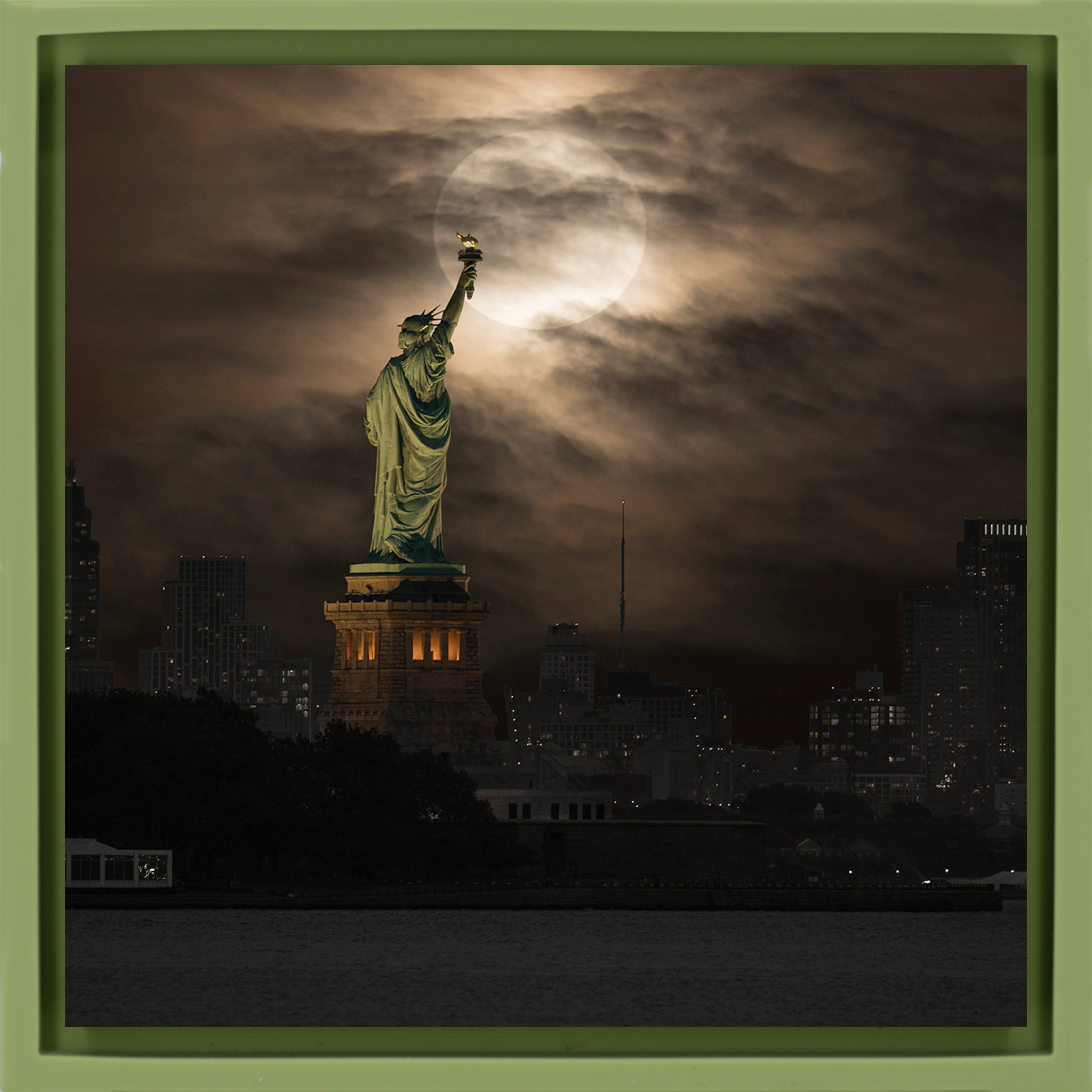 Lady Liberty - Lichtgroene Wrapp