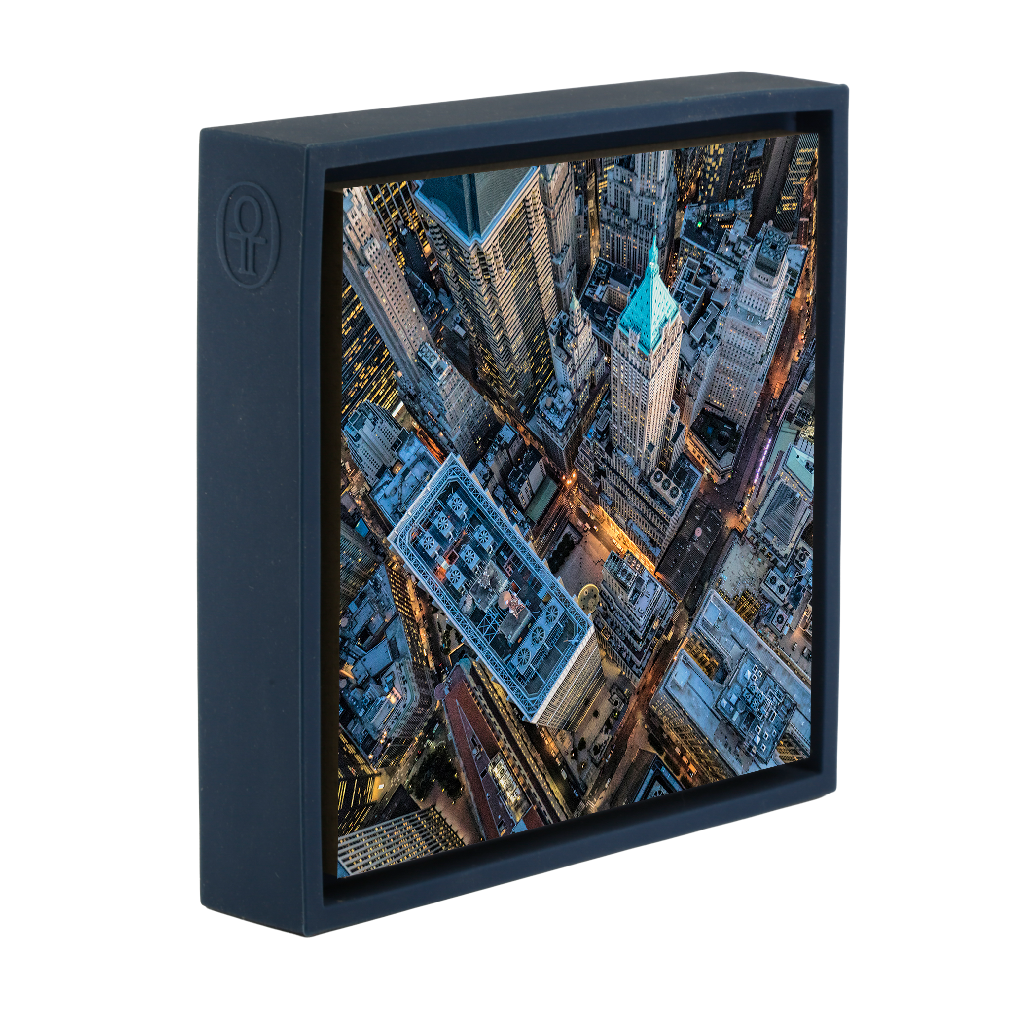 New York City from Above- Dark Blue Wrapp