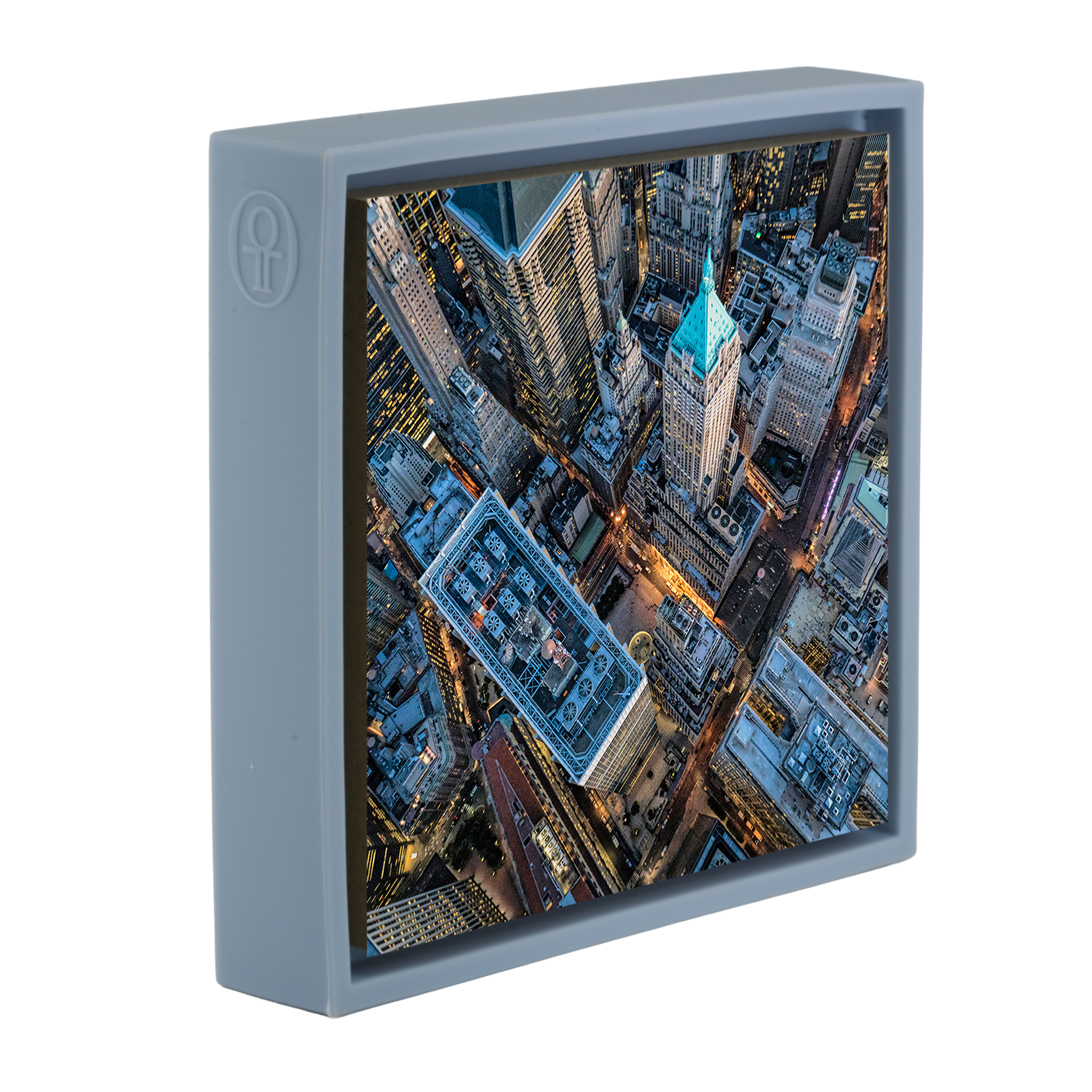 New York vue du ciel - Light Blue Wrap
