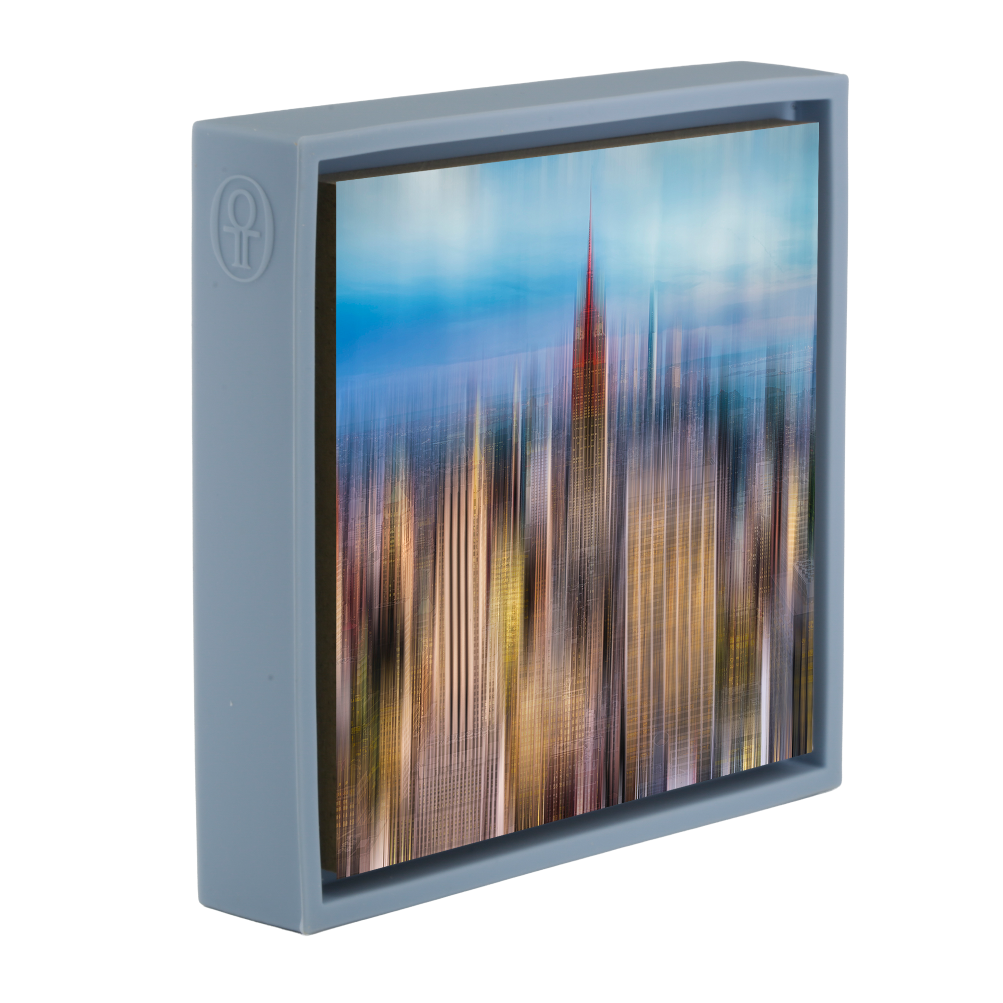 NYC Blurry Day - Lichtblauwe Wrapp