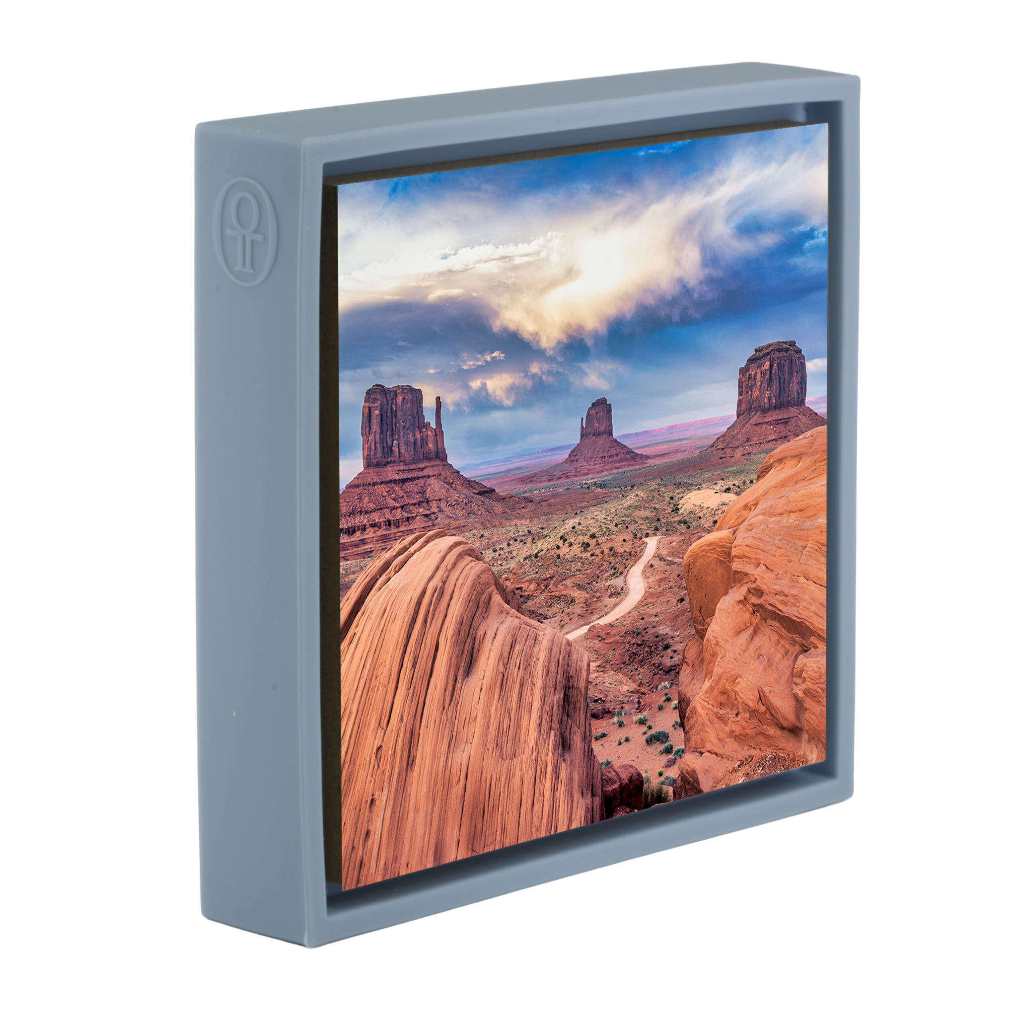 Les moufles de Monument Valley - Emballage bleu clair