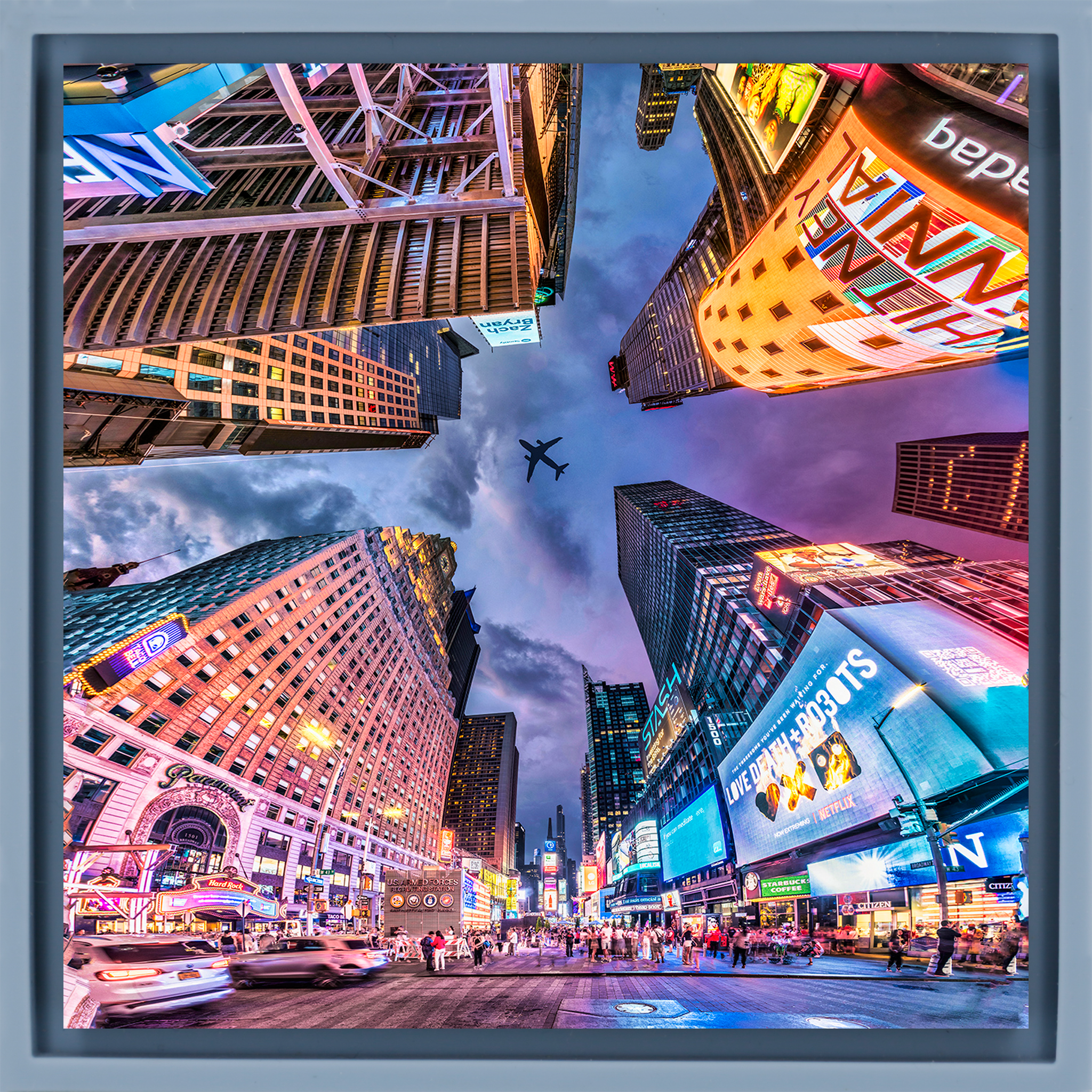 Times Square - Emballage bleu clair