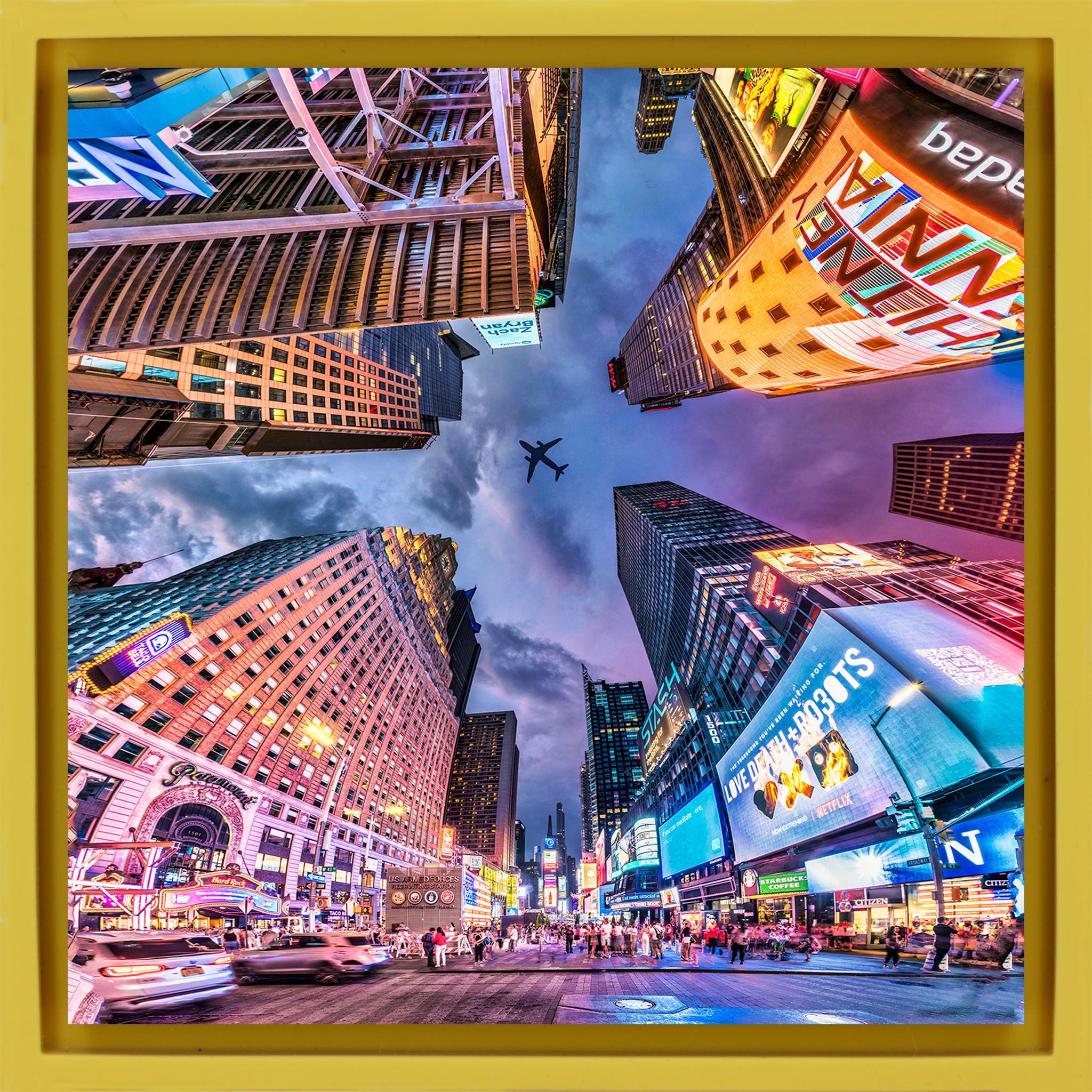 Times Square- Yellow Wrapp