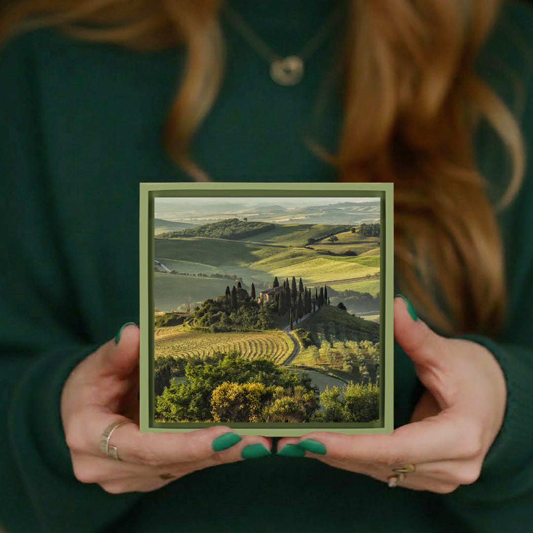 Belvedere In Tuscany- Light Green Wrapp