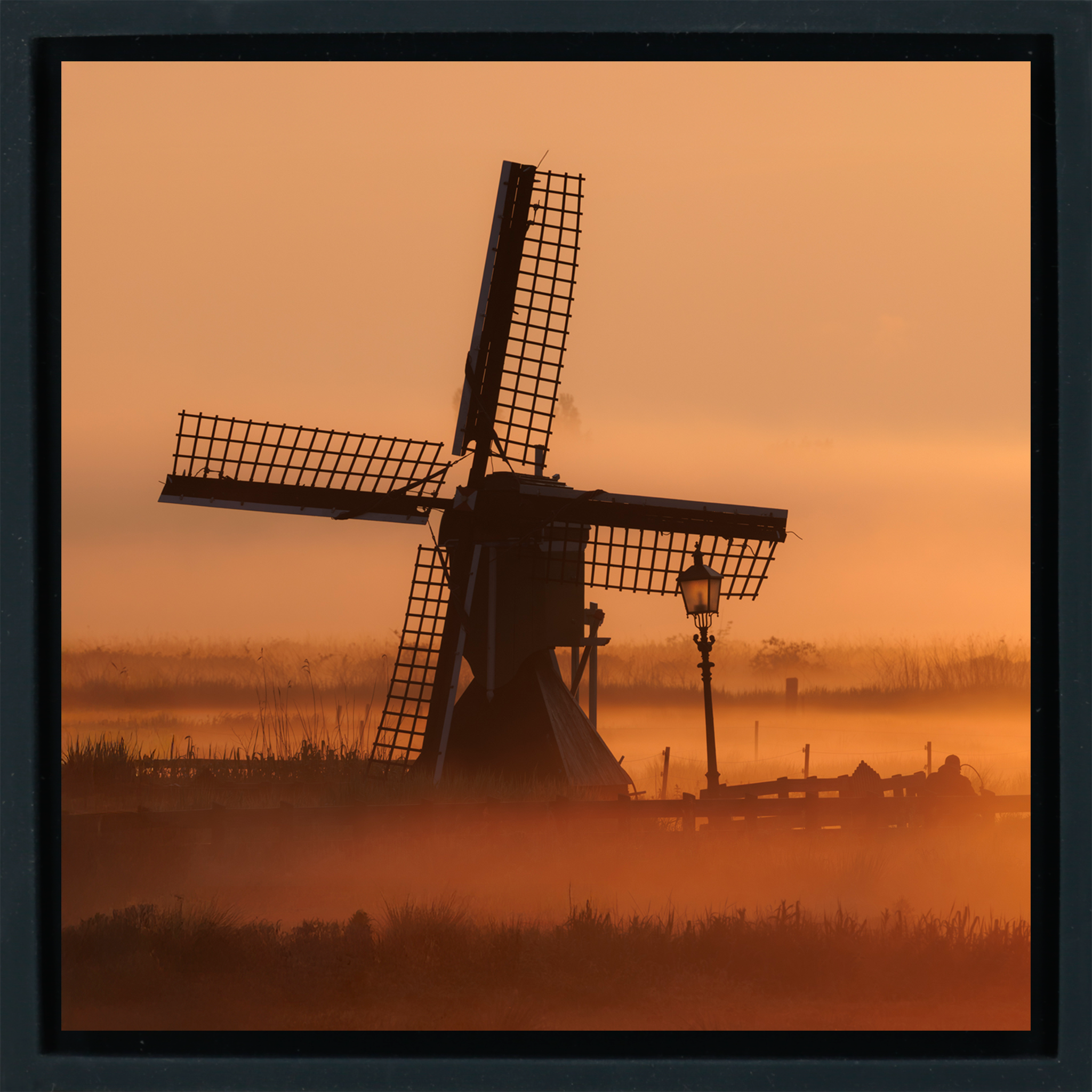 Zaanse Schans in Orange - Zwarte Wrapp