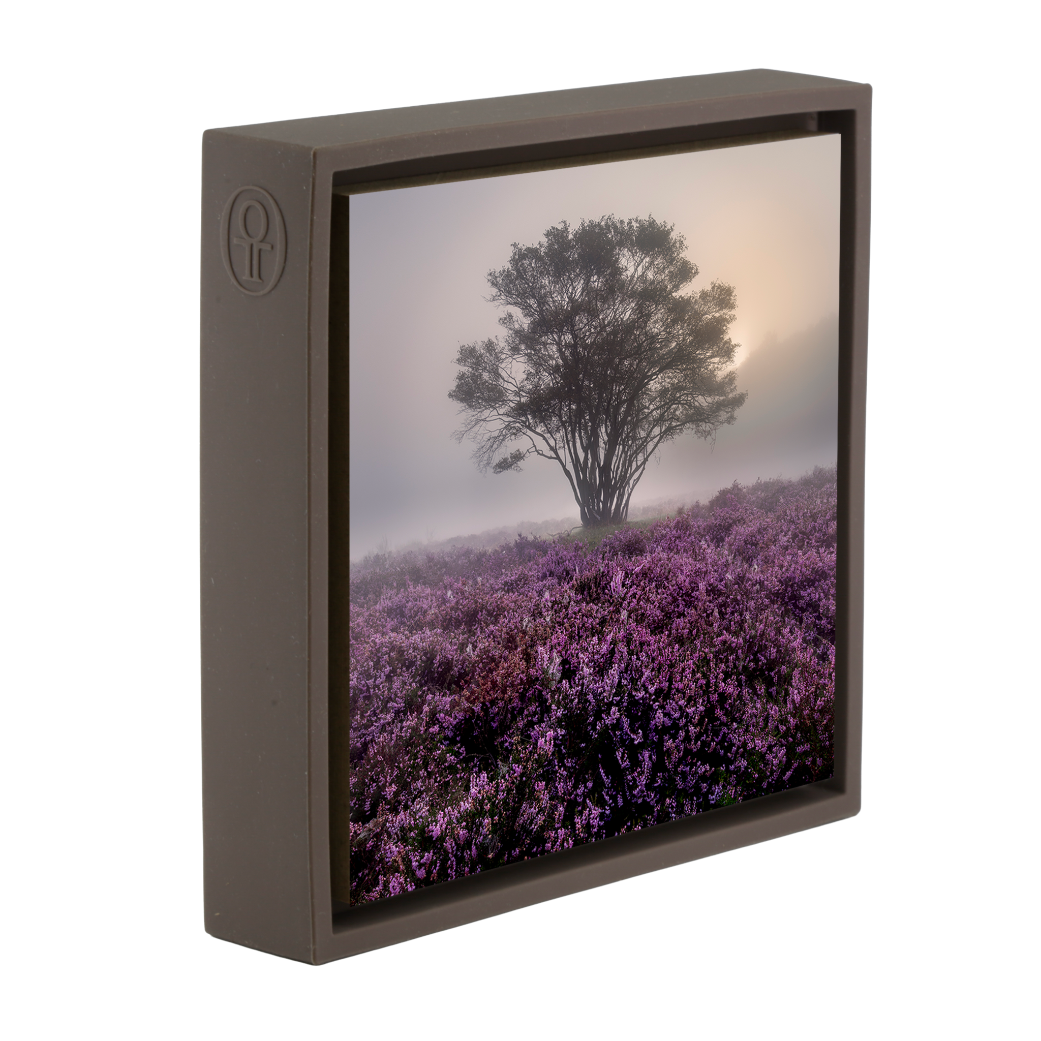 Purple Heather- Brown Wrapp