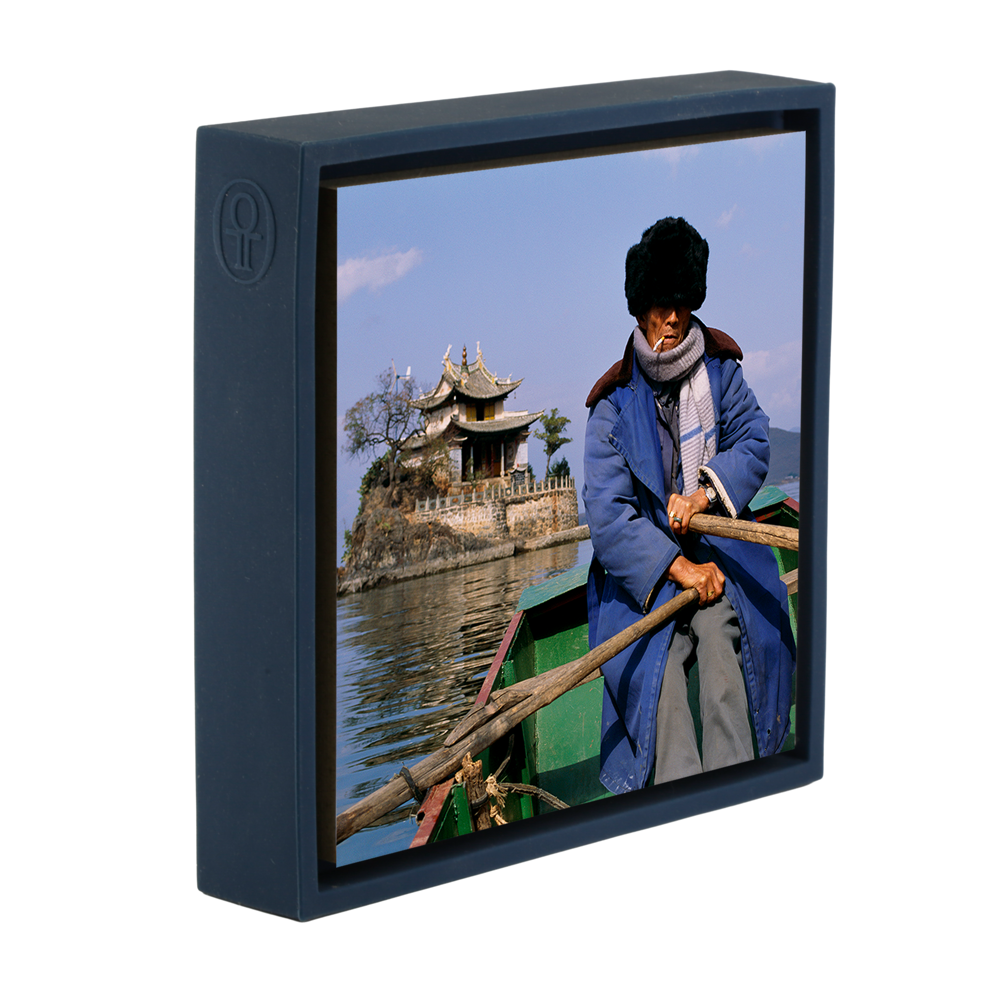 Rowing Man - Donkerblauwe Wrapp