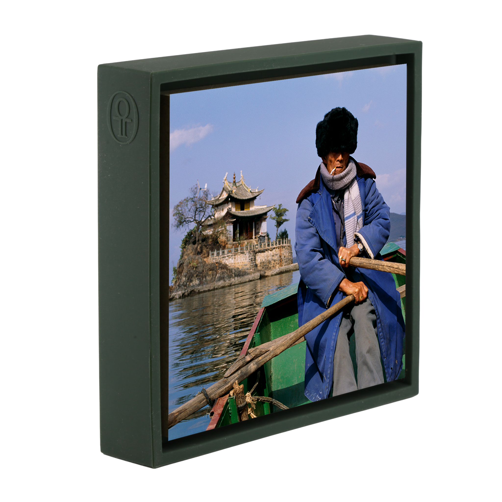 Rowing Man - Dark Green Wrapp