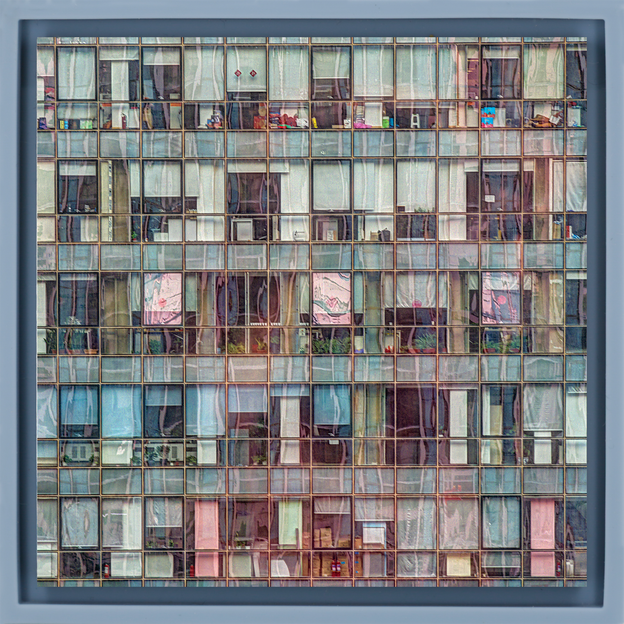 Büro Peking - Hellblaue Verpackung