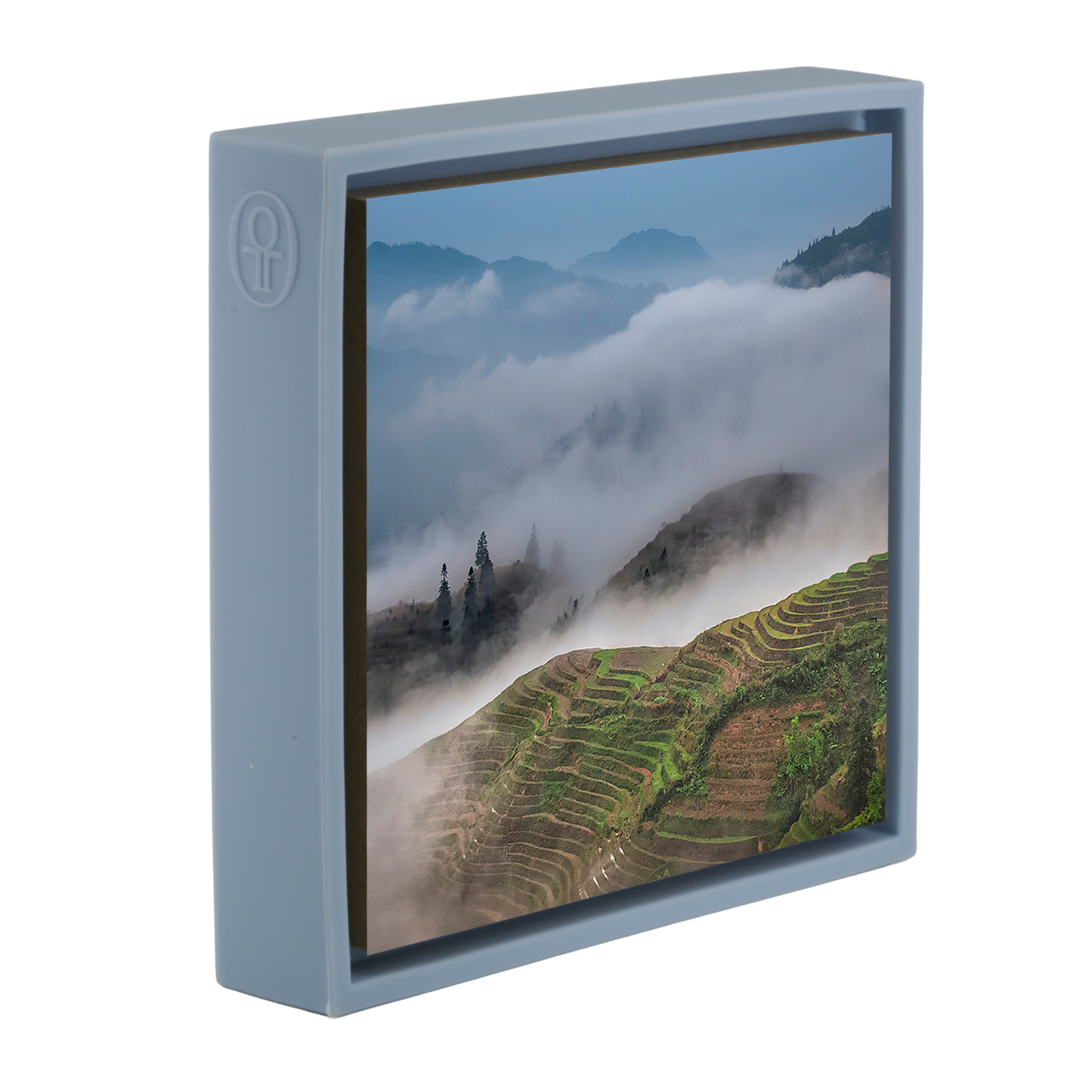 Reisterrassen – Hellblaue Verpackung