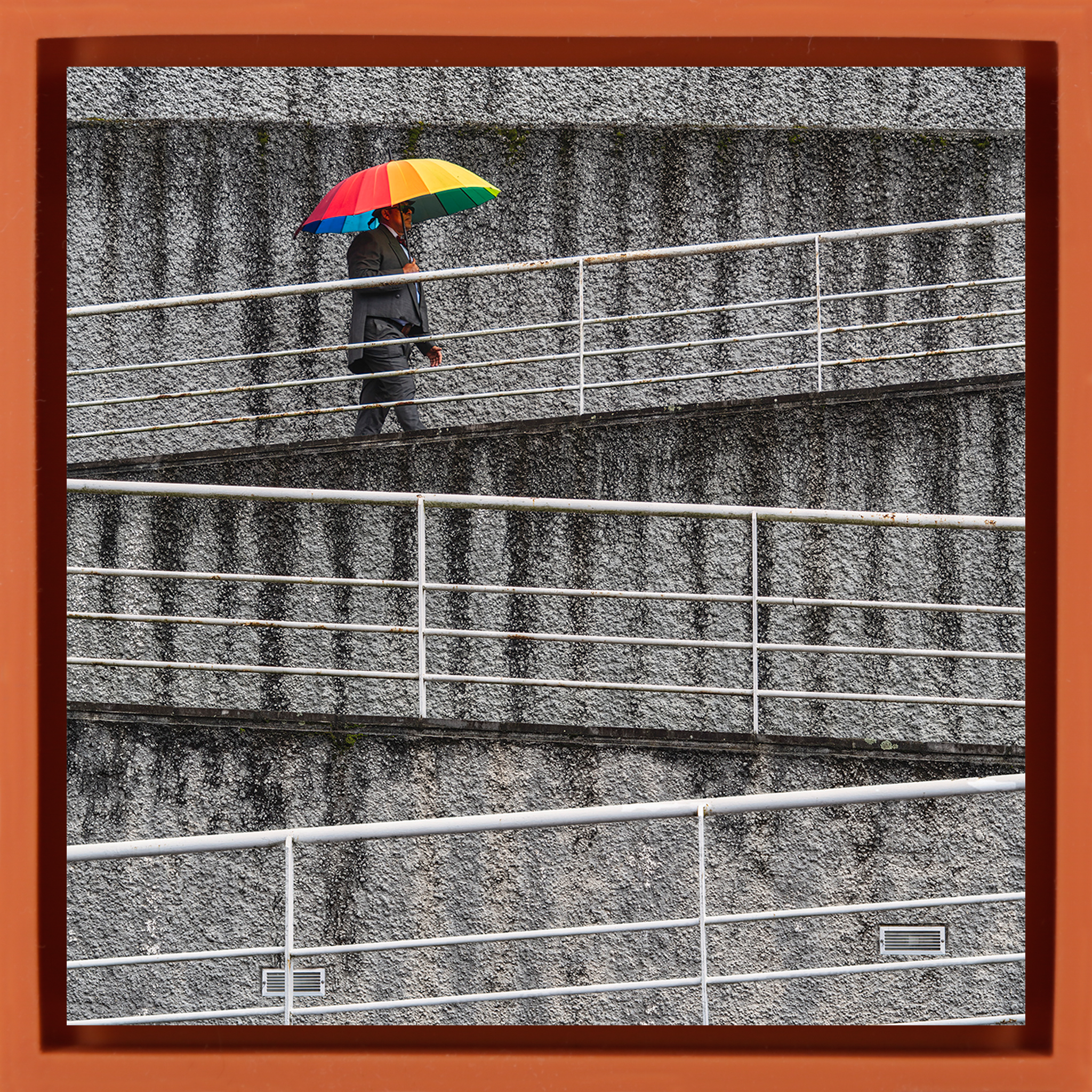 Rainbow Umbrella - Orange Wrapp