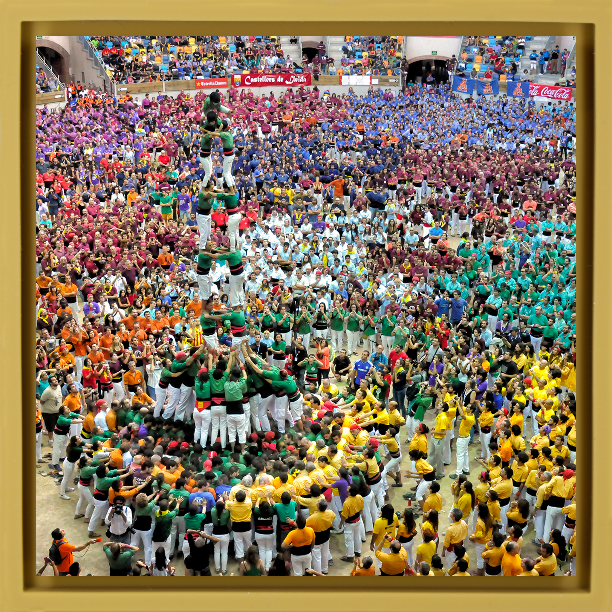 Castellers - Emballage ocre