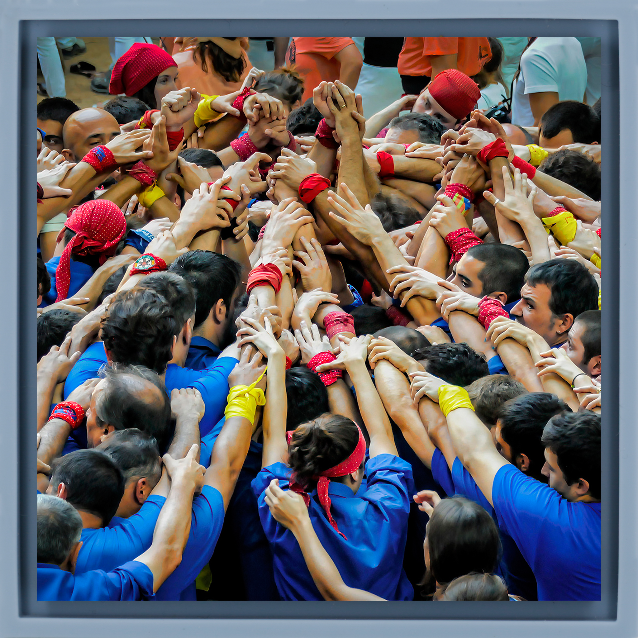 Castellers Base- Light Blue Wrapp