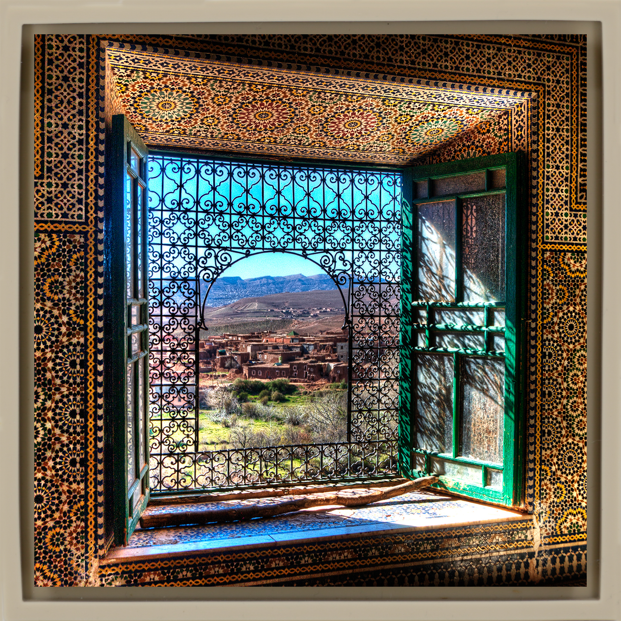 Marokko Fenster - Sandfolie