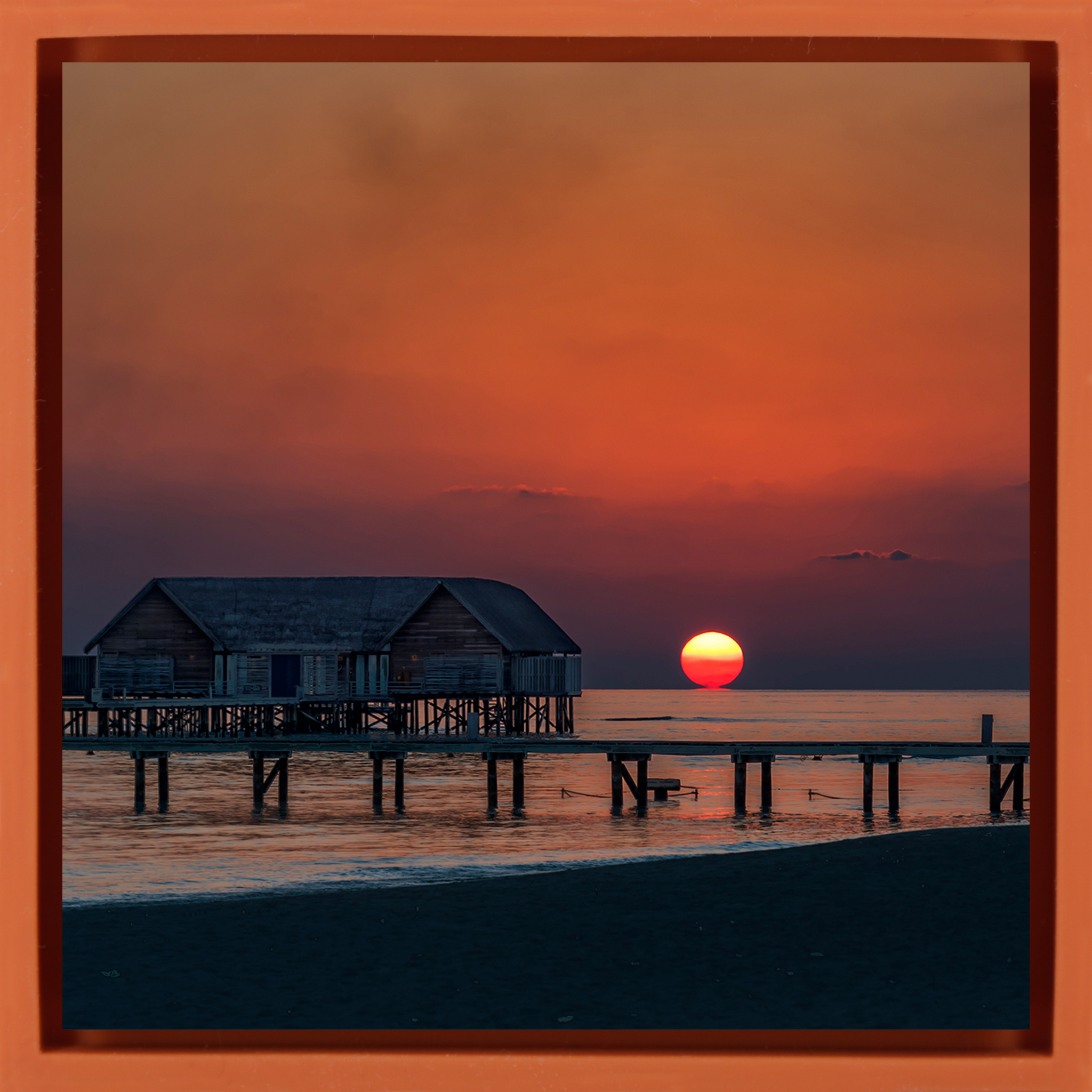 Malediven Nacht - Orange Wrapp