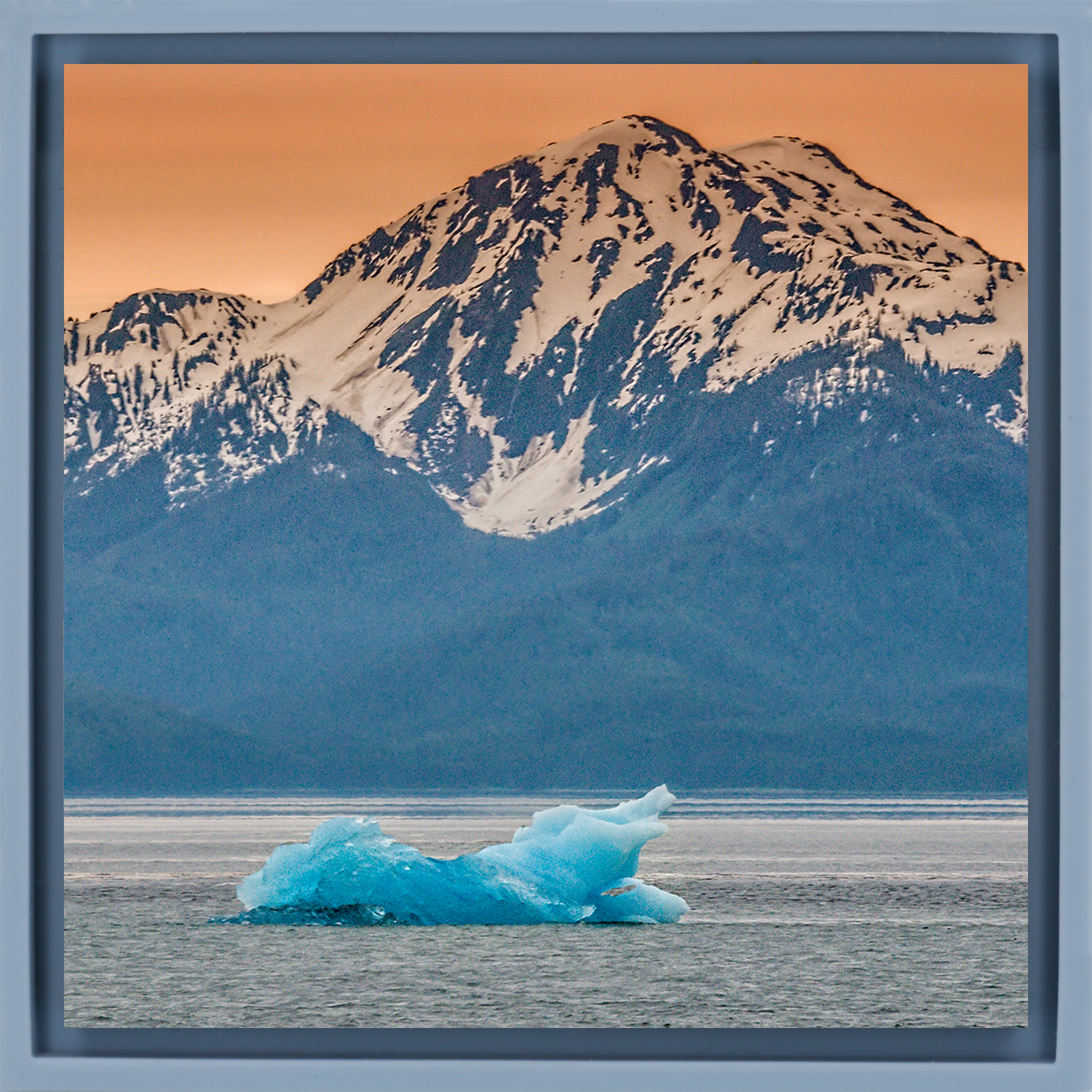 Iceberg d'Alaska - Emballage bleu clair