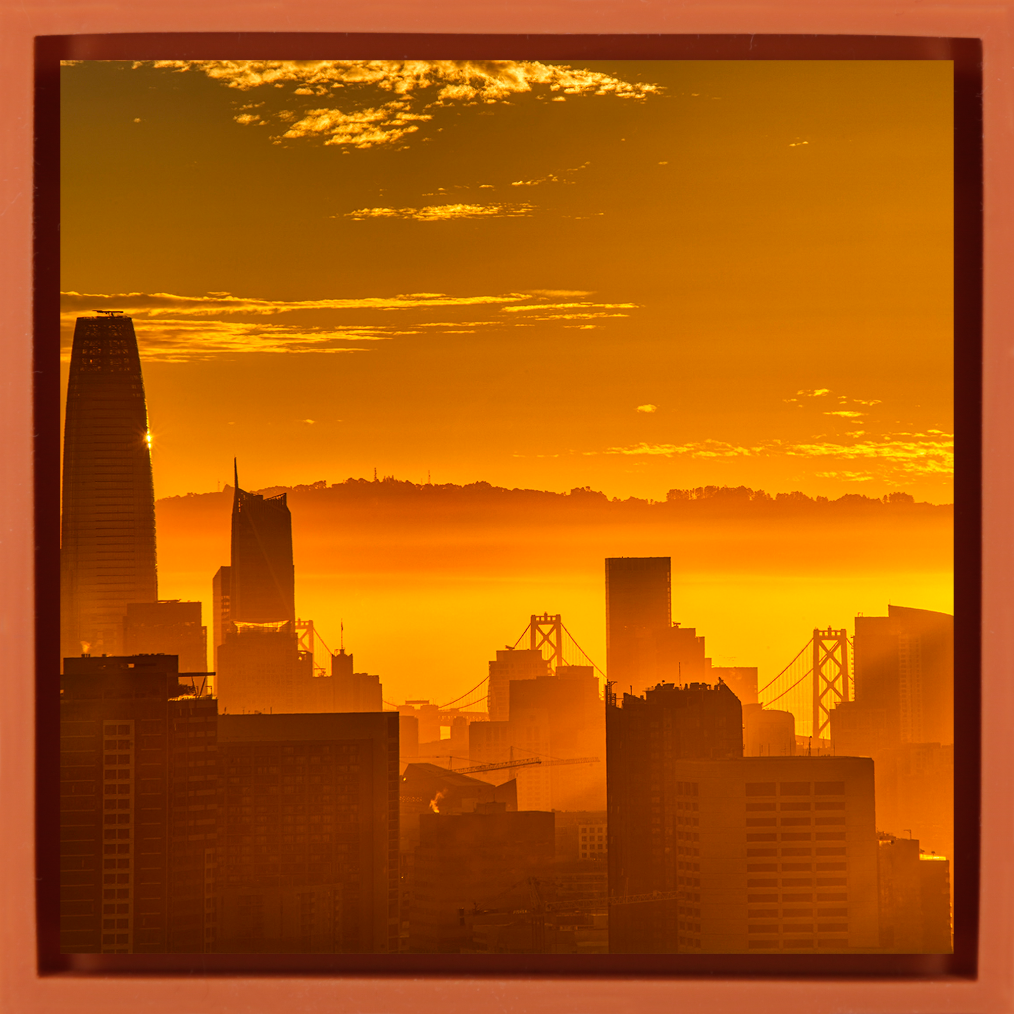 San Francisco Sunrise - Oranje Wrapp