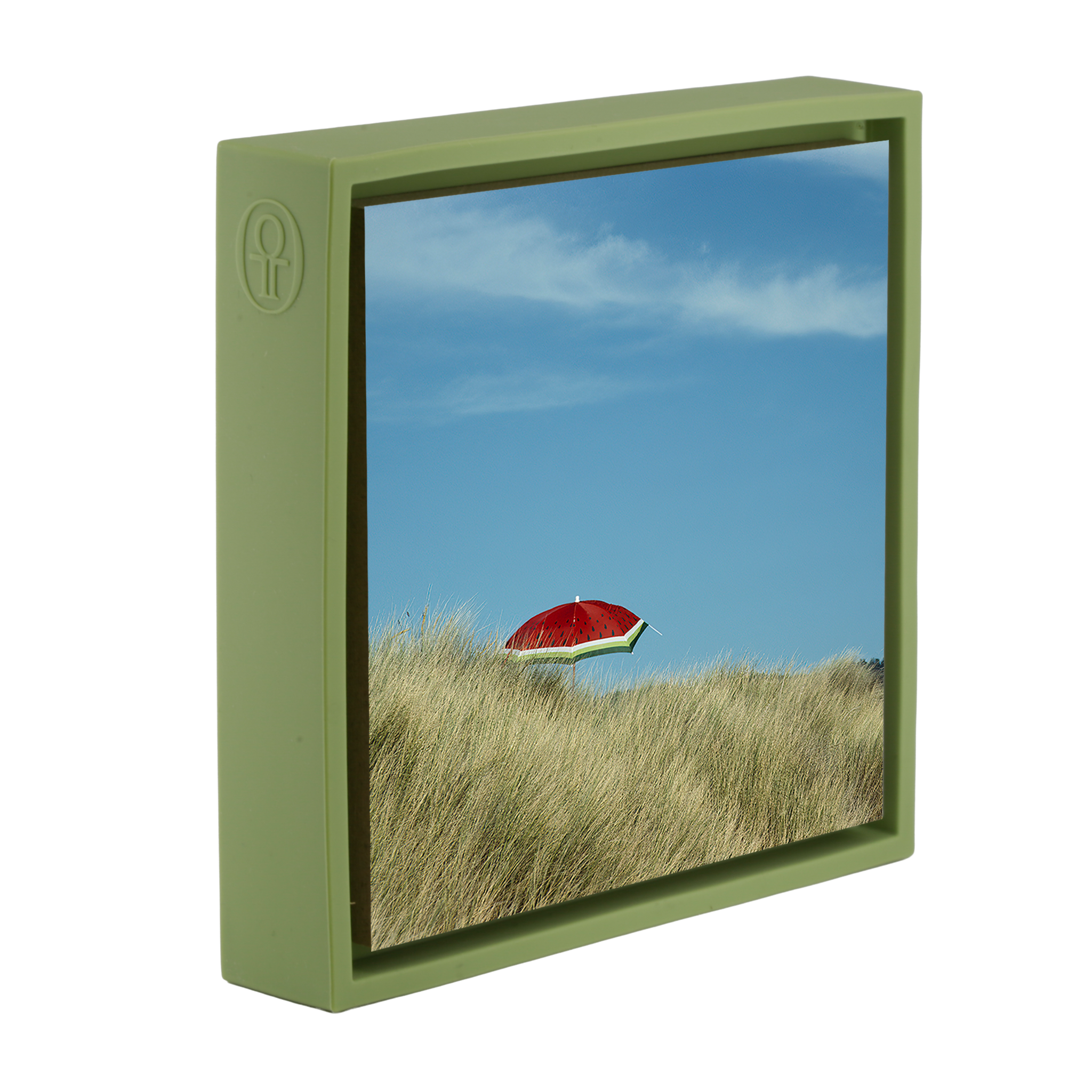 Parasol de plage - Emballage vert clair