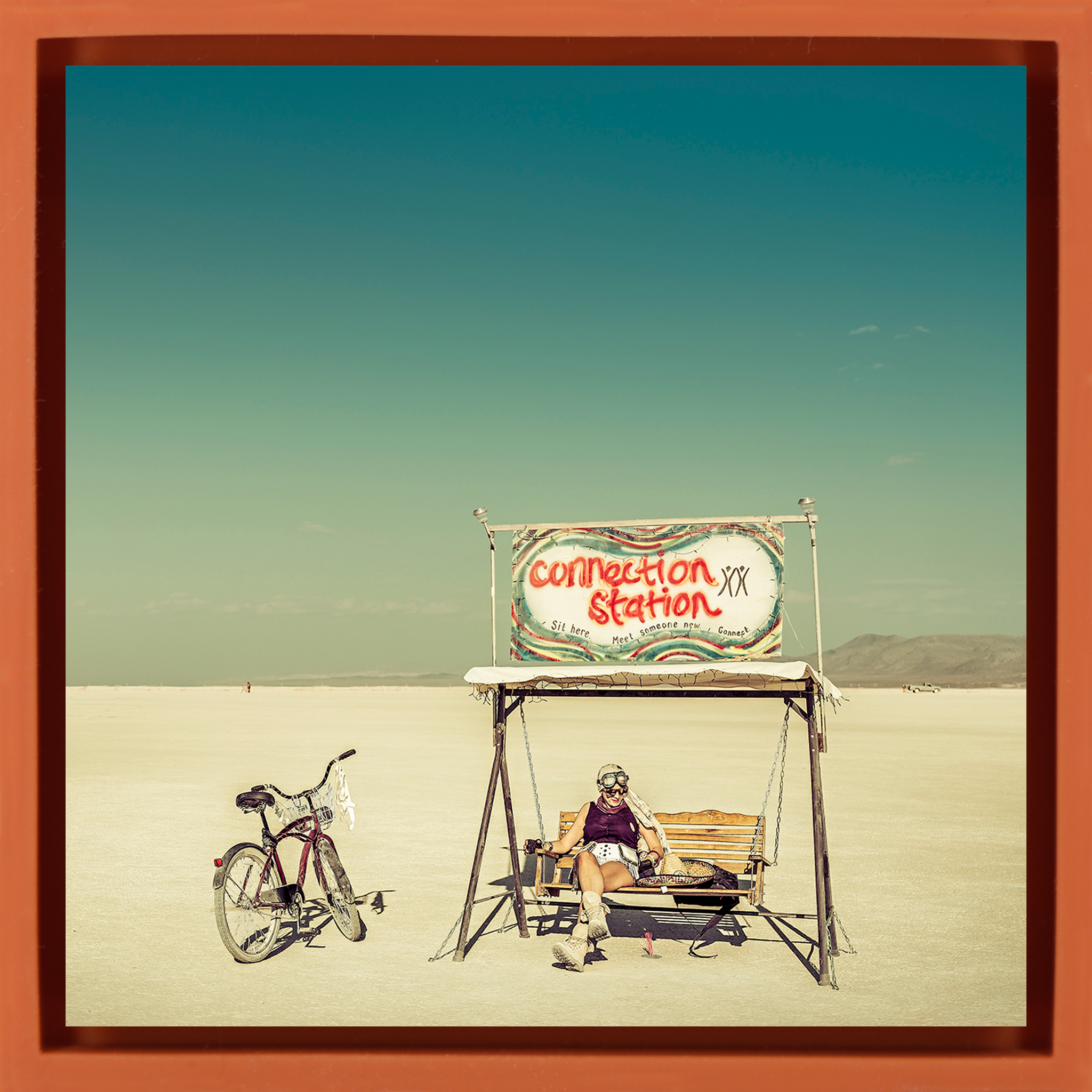 Burning Man Swing - Orange Wrapp