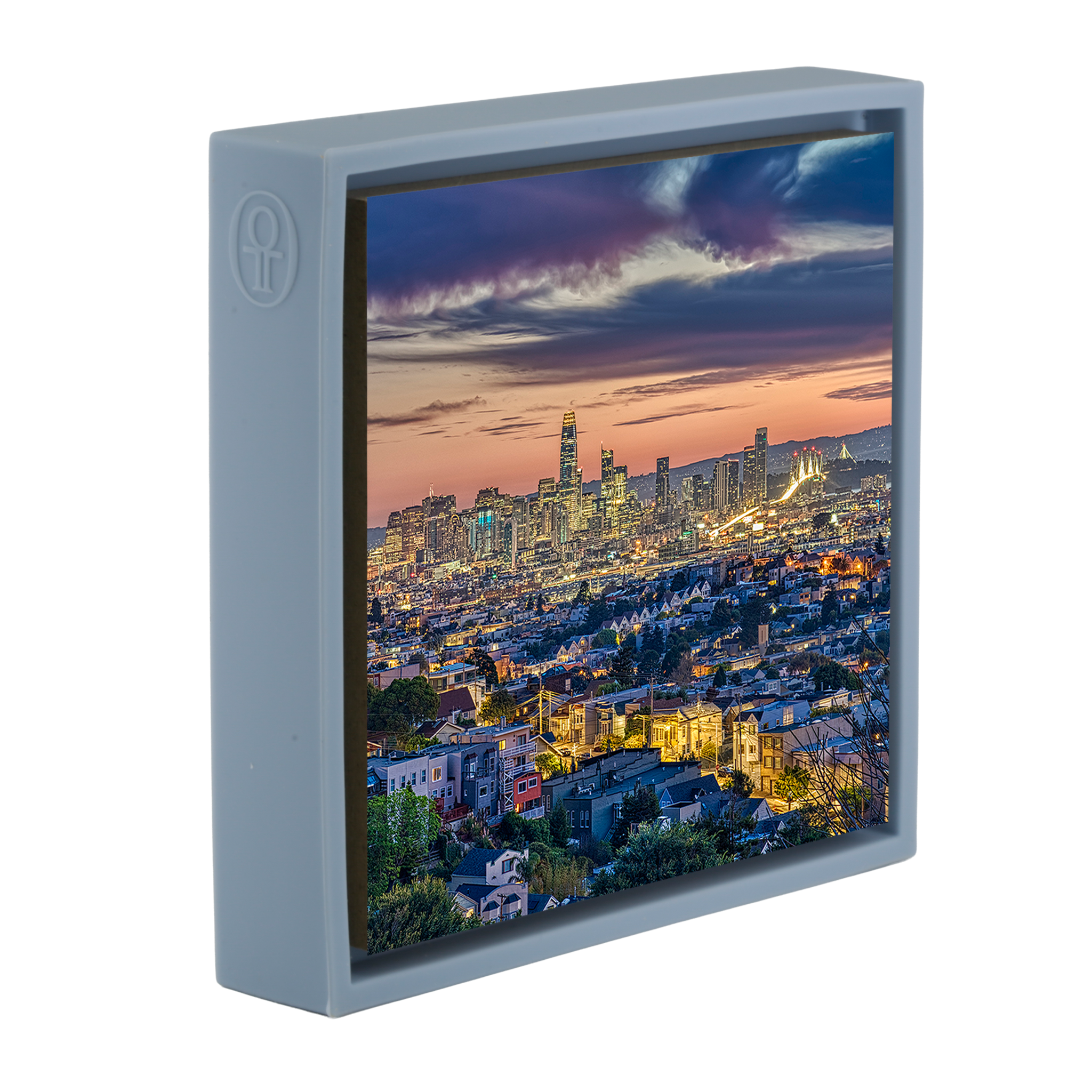 San Francisco City Sunrise - Lichtblauwe Wrapp