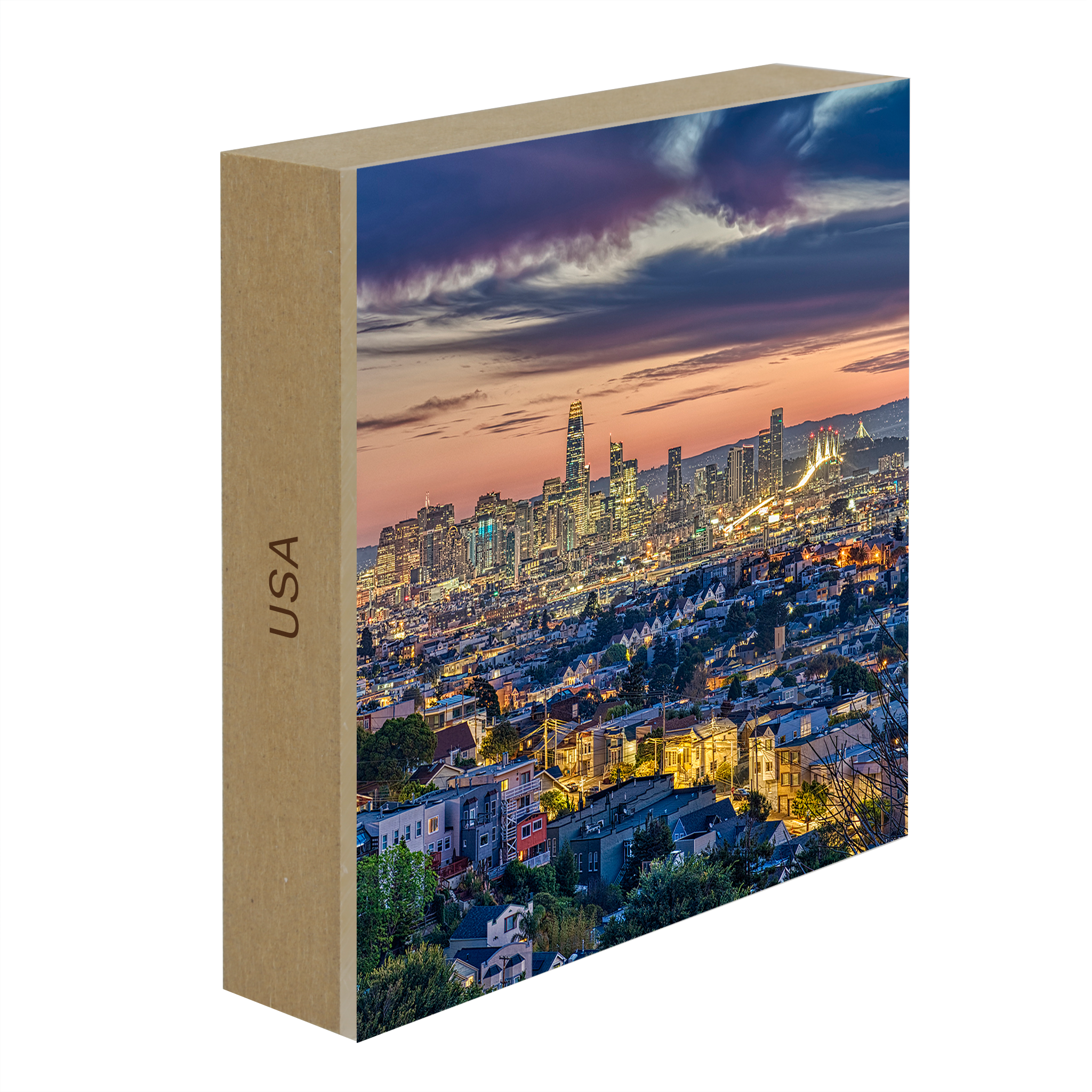 Lever de soleil sur San Francisco - Collection : États-Unis