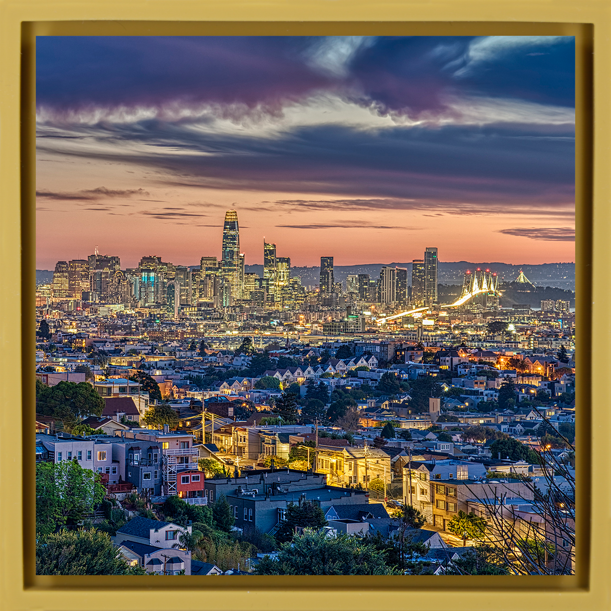 San Francisco City Sunrise - Okergele Wrapp